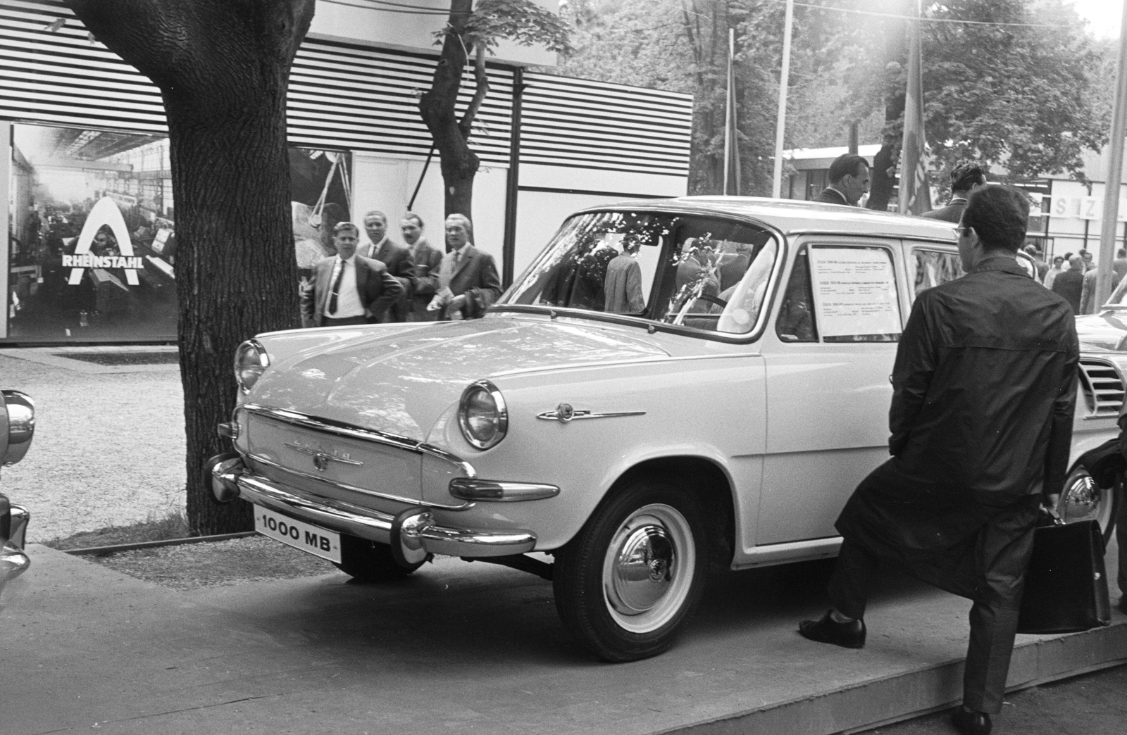 Hungary, Budapest XIV., Skoda 1000 MB személygépkocsi., 1965, Artfókusz, Budapest, Fortepan #278390