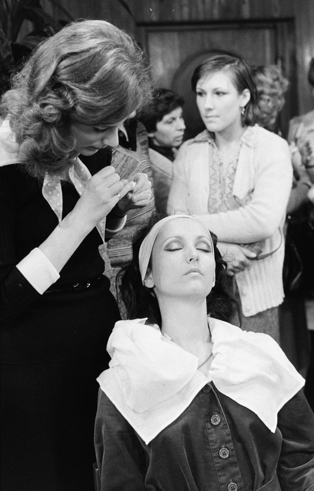 1977, Artfókusz, hairdresser, Fortepan #278413