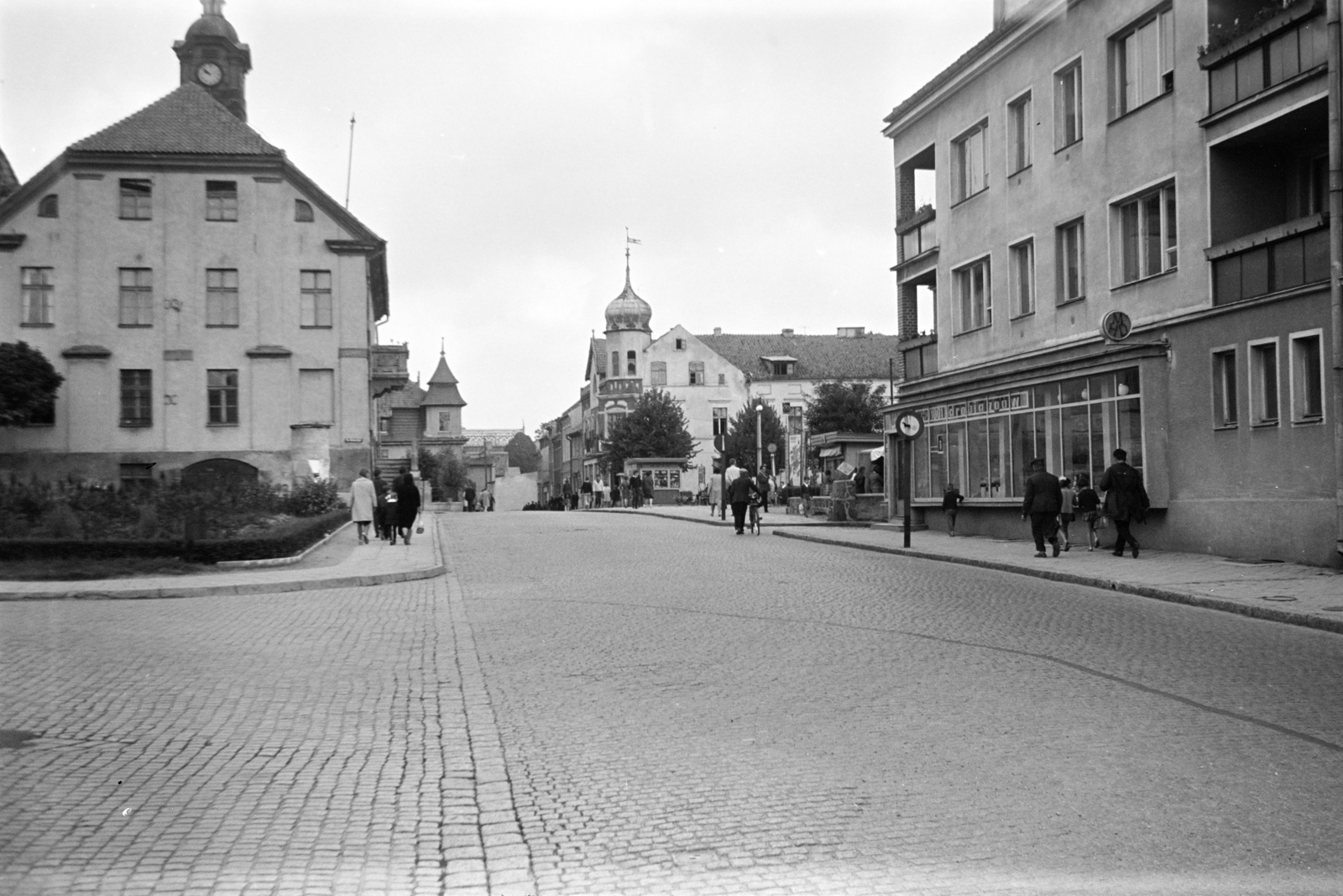 Lengyelország, Mrągowo, plac Michała Kajki., 1966, Artfókusz, Fábián József, Fortepan #278507