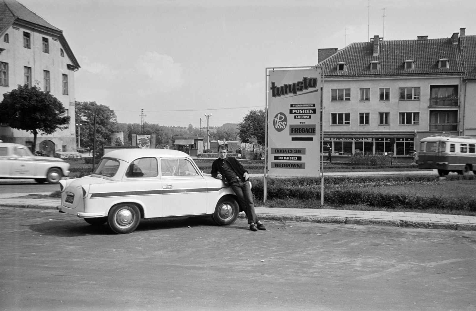 Poland, plac Michała Kajki., 1965, Artfókusz, vehicle, Fortepan #278508