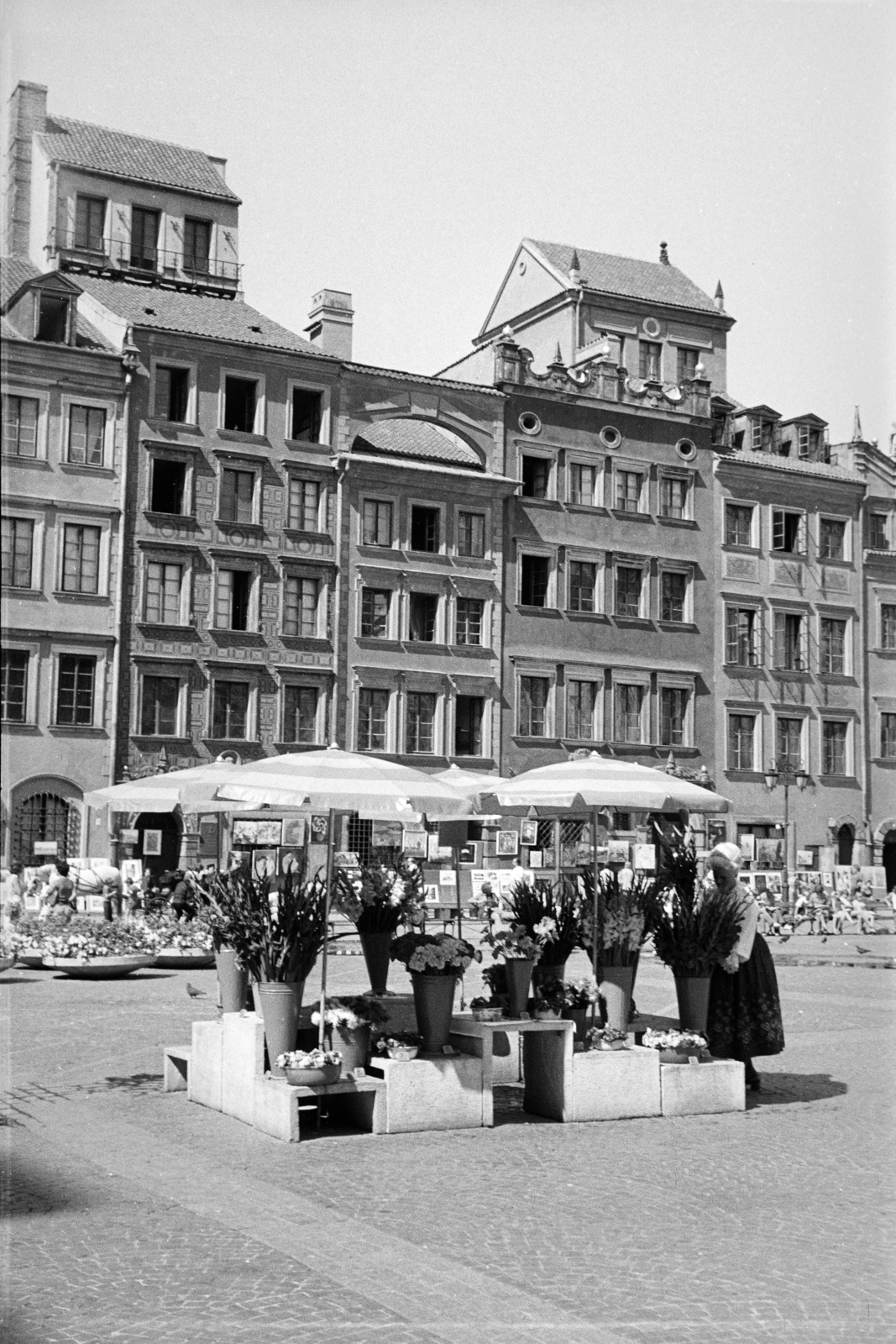 Poland, Warsaw, Óvárosi piactér (Rynek Starego Miasta)., 1975, Artfókusz, Fortepan #278523