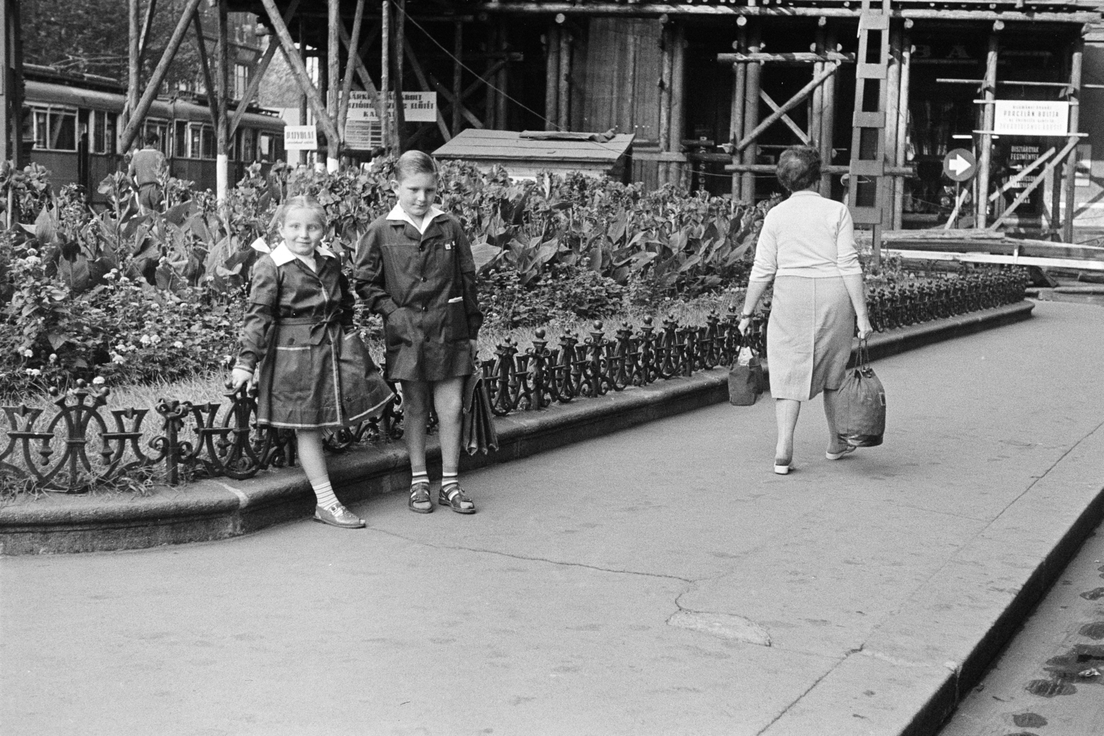 Hungary, Budapest V., Ferenciek tere (Felszabadulás tér), balra a Szabad sajtó út., 1962, Artfókusz, Budapest, Fortepan #278750