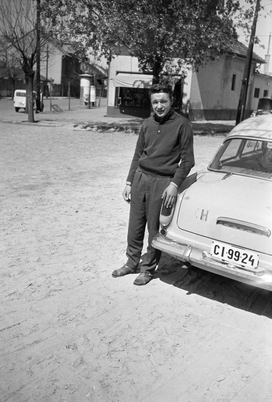 1962, Artfókusz, number plate, Fortepan #278759