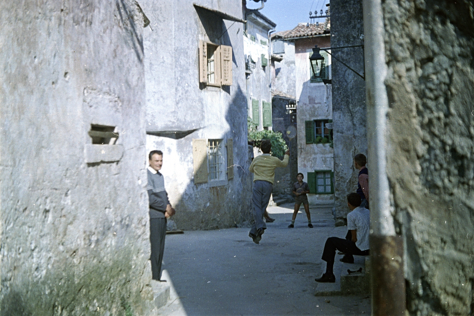 Horvátország, Lovran, óváros., 1963, Artfókusz, Fábián József, színes, Jugoszlávia, Fortepan #278824