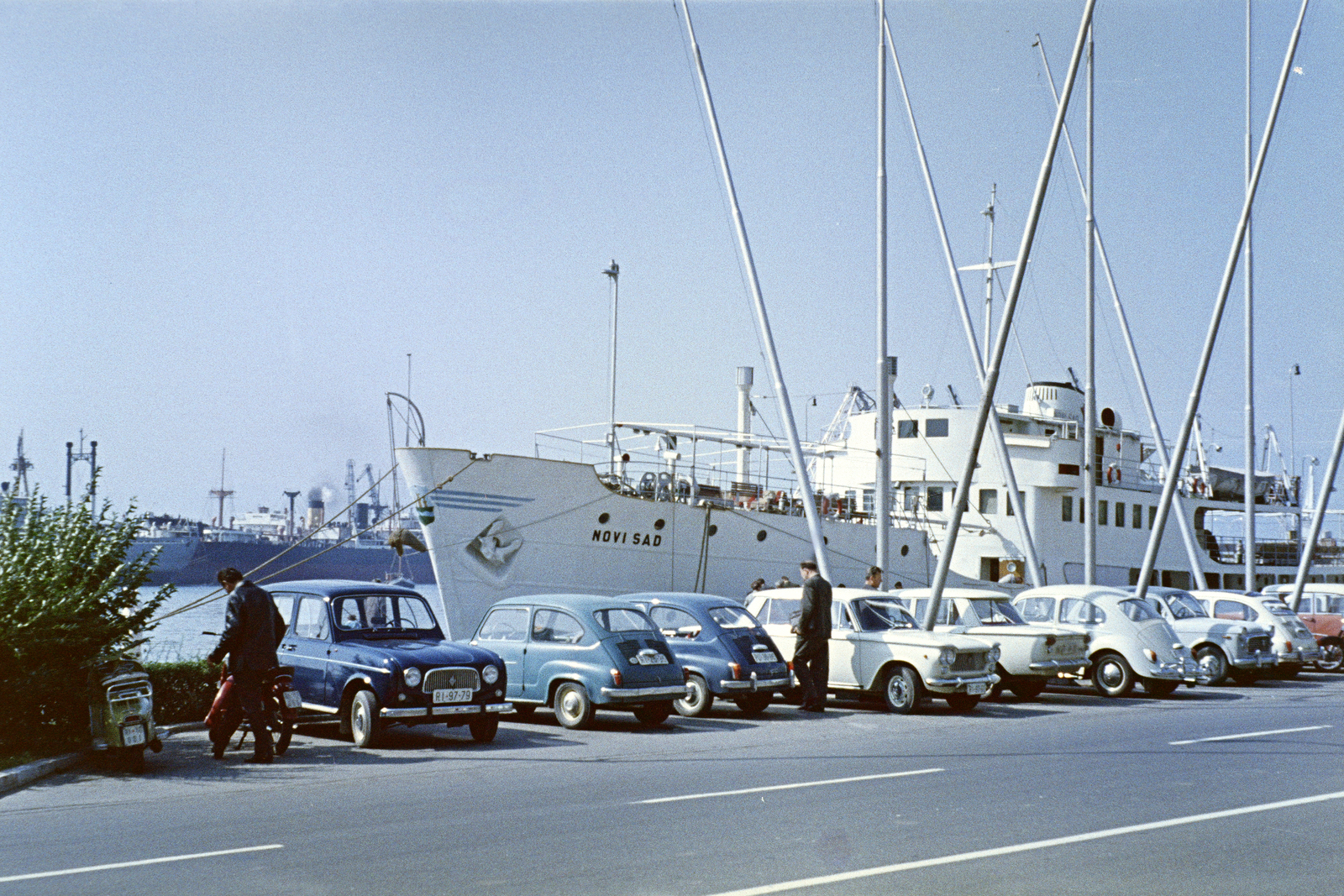 Horvátország,Adria, Fiume, kikötő., 1963, Artfókusz, Fábián József, színes, Jugoszlávia, Fortepan #278847