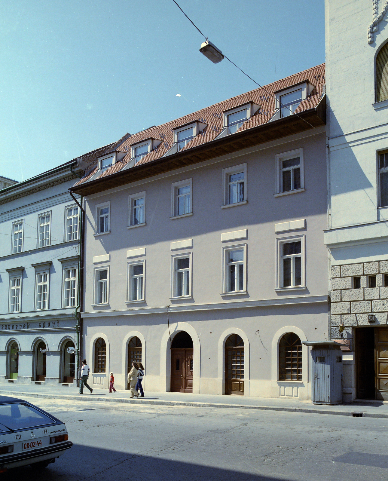 Hungary, Budapest V., Harmincad utca, középen a 4-es számú ház., 1986, Artfókusz, Budapest, Fortepan #278890