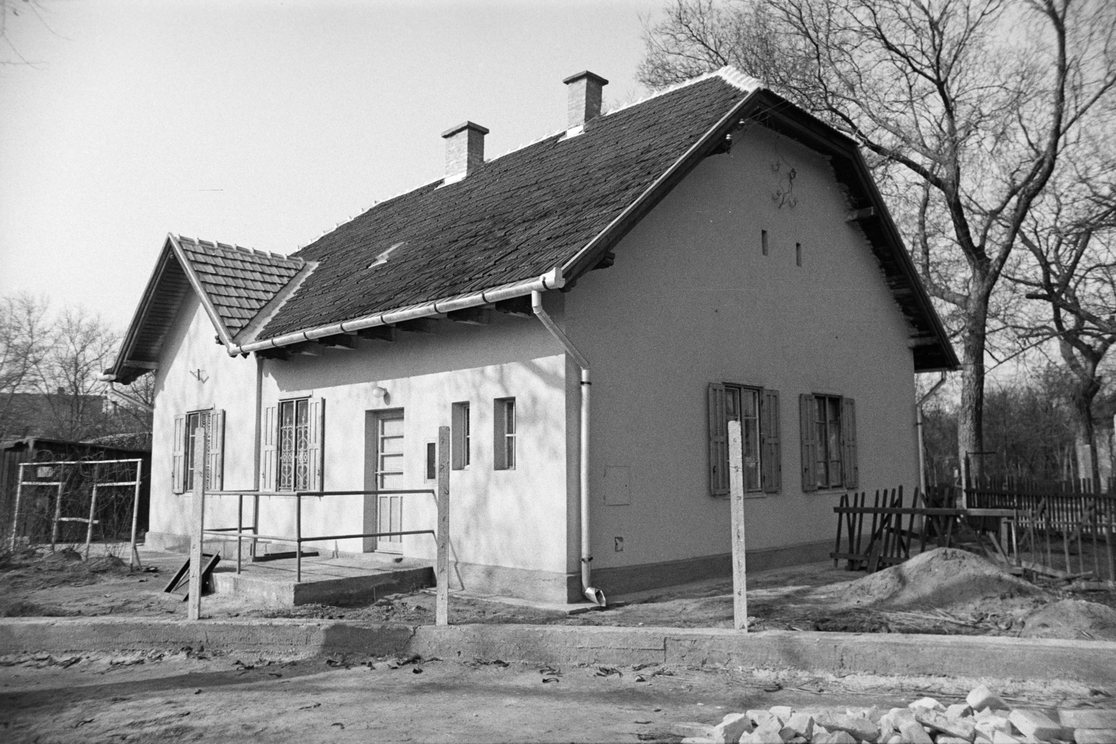 Magyarország, Budapest XIX., Huba utca 8. számú ház a Szent Imre utcai kereszteződésnél., 1969, Artfókusz, Fábián József, Budapest, Fortepan #279198