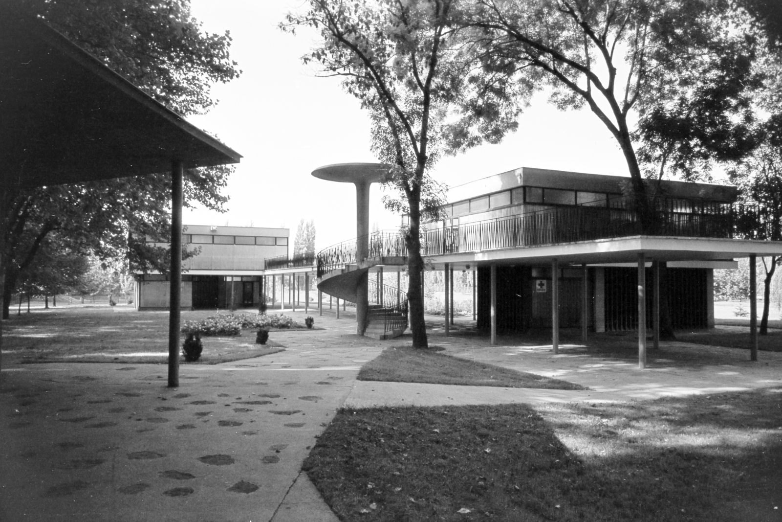 Magyarország, Budapest III., Római Strandfürdő., 1966, Artfókusz, Fábián József, Budapest, Fortepan #279215
