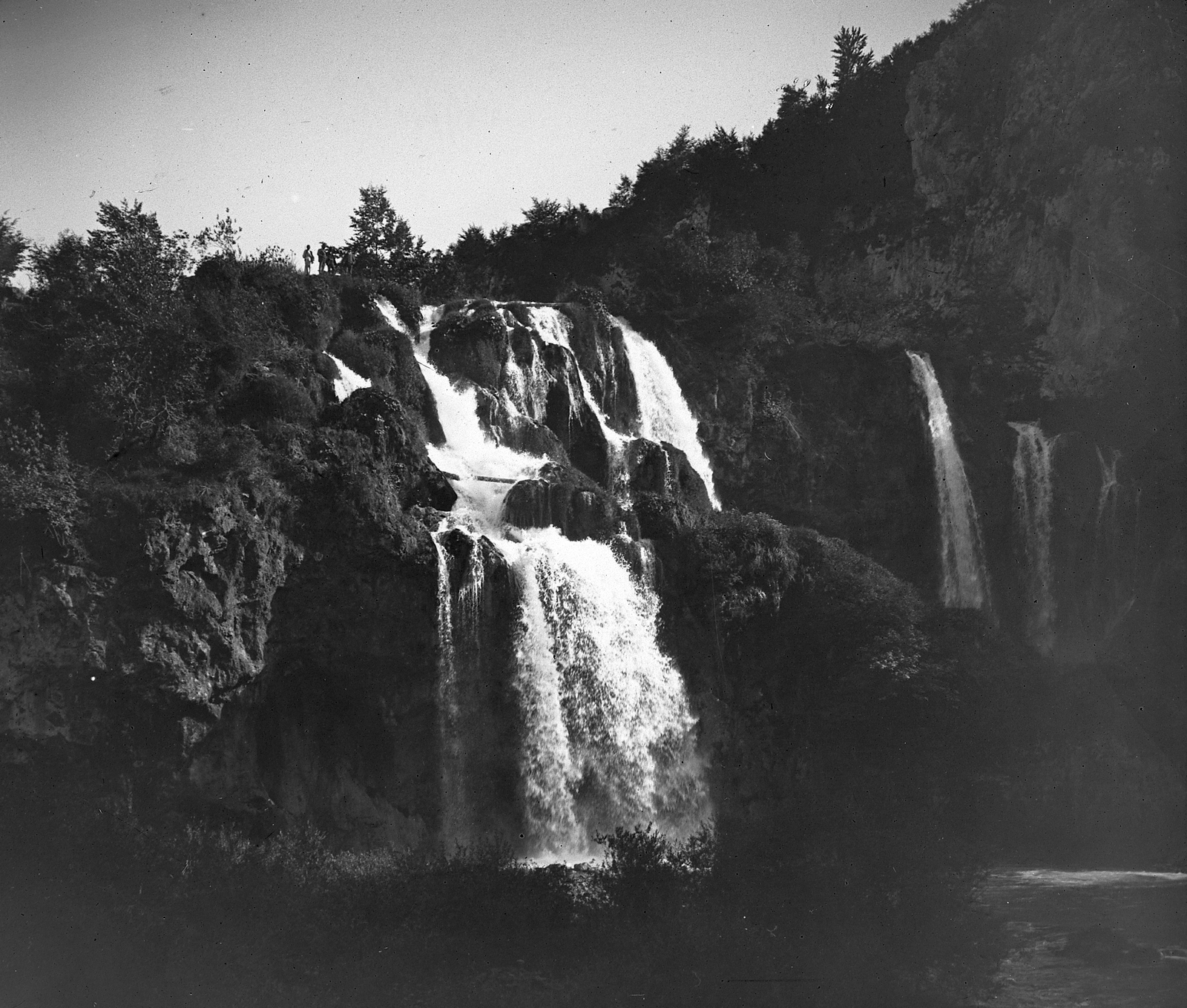 Croatia, Nacionalni park Plitvička jezera, vízesés., 1908, Schoch Frigyes, water fall, Fortepan #27944