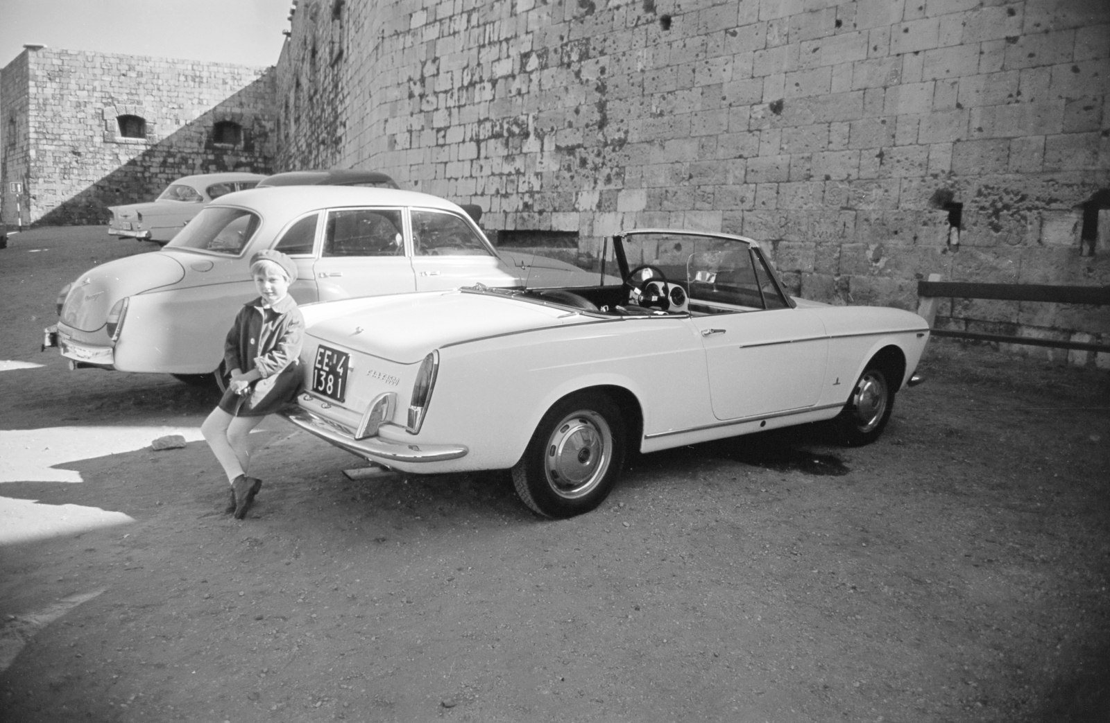 1965, Artfókusz, Fábián József, rendszám, Opel Rekord P1, Fiat 1500, jármű, Fortepan #279713