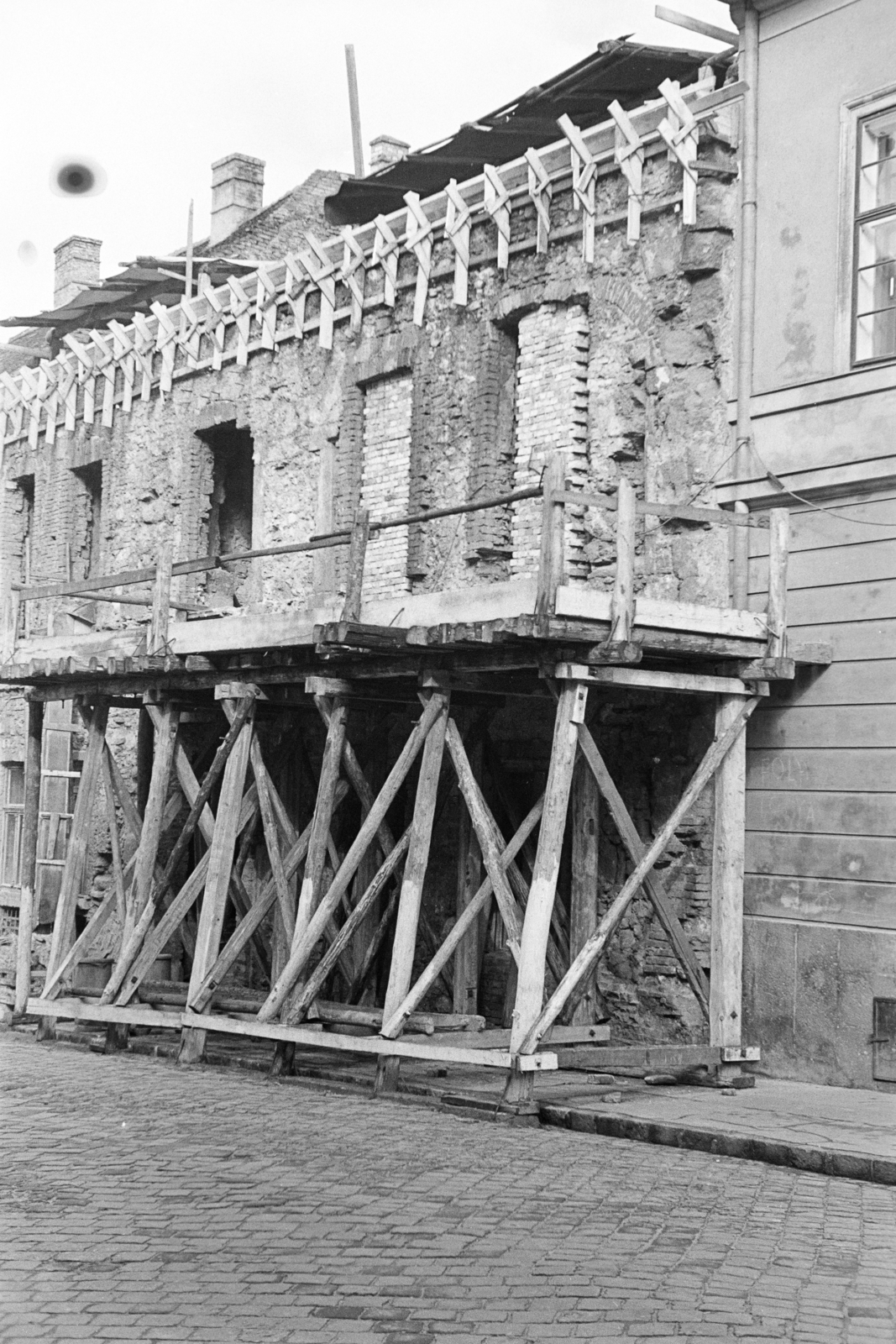 Hungary, Budapest I., Országház utca a 9-es számú ház felújításakor., 1960, Artfókusz, Budapest, Fortepan #279857