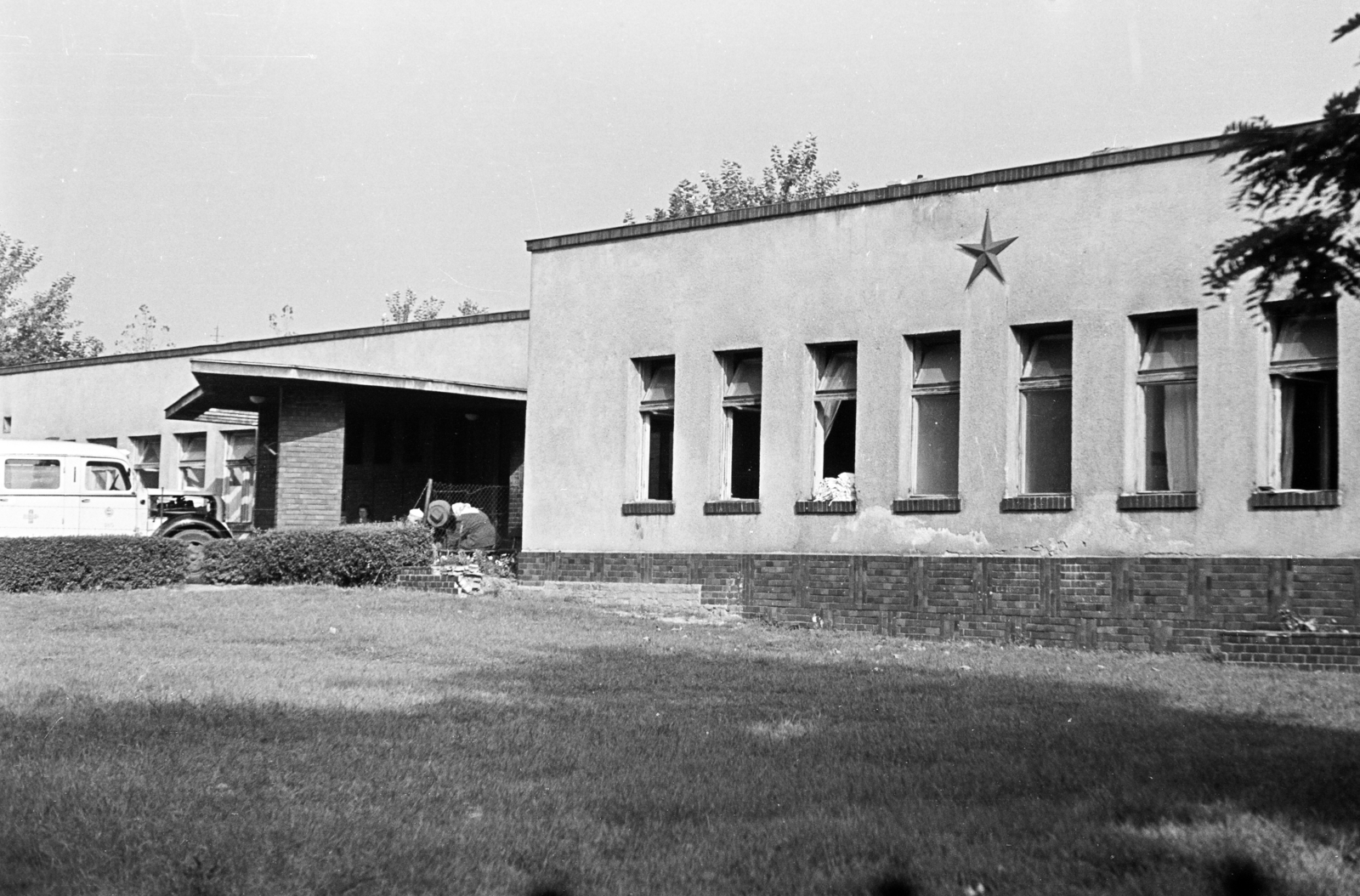 Magyarország, Budapest XI., Villányi út 67., Országos Mozgásterápiás Intézet (később Pető Intézet, majd SOTE Pető András kar)., 1962, Artfókusz, Fábián József, Budapest, Fortepan #279922