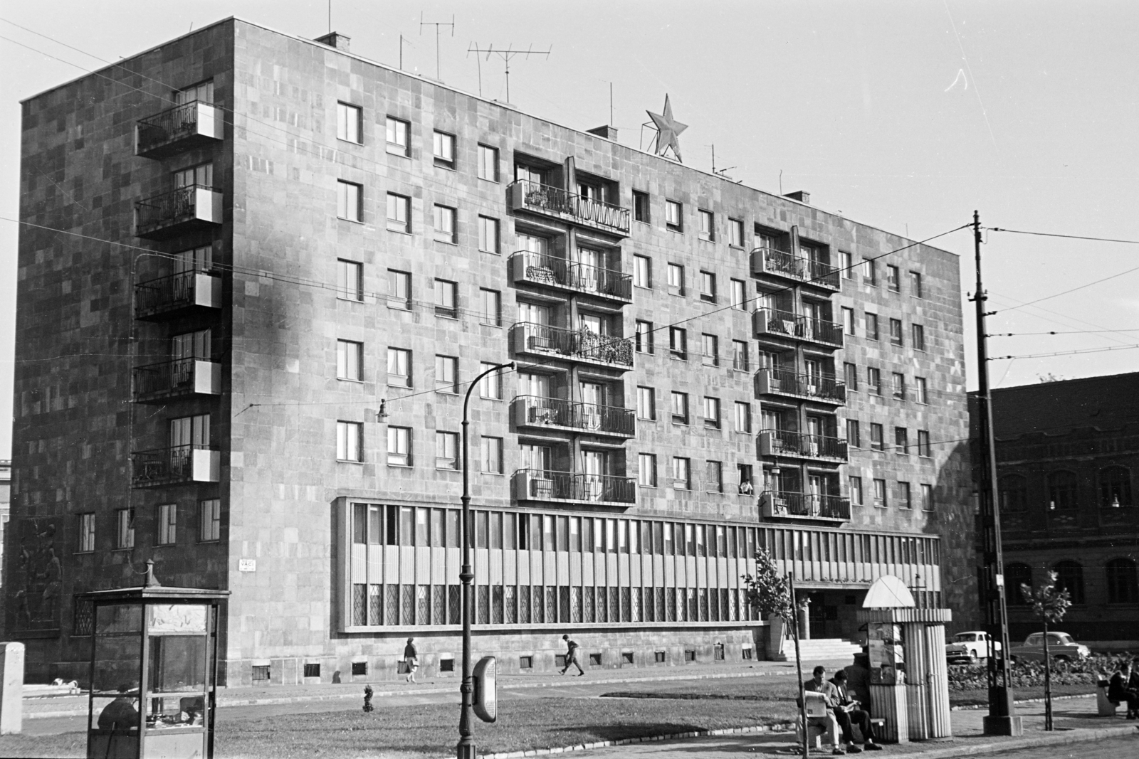 Hungary, Budapest XIII., Váci út 63., a József Attila Színházzal közös épület., 1962, Artfókusz, Budapest, Fortepan #279991