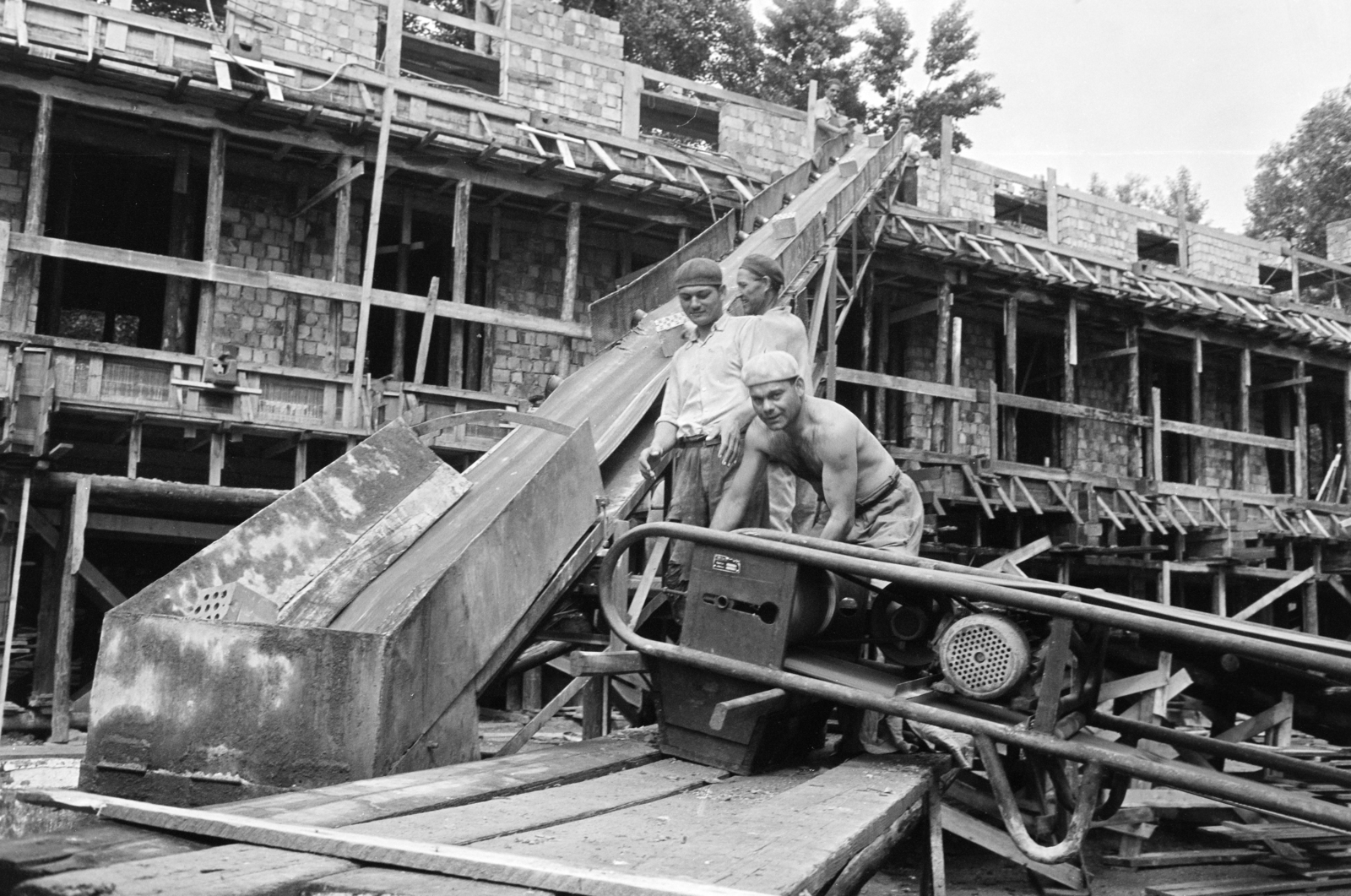 1962, Artfókusz, conveyor belt, Fortepan #279996