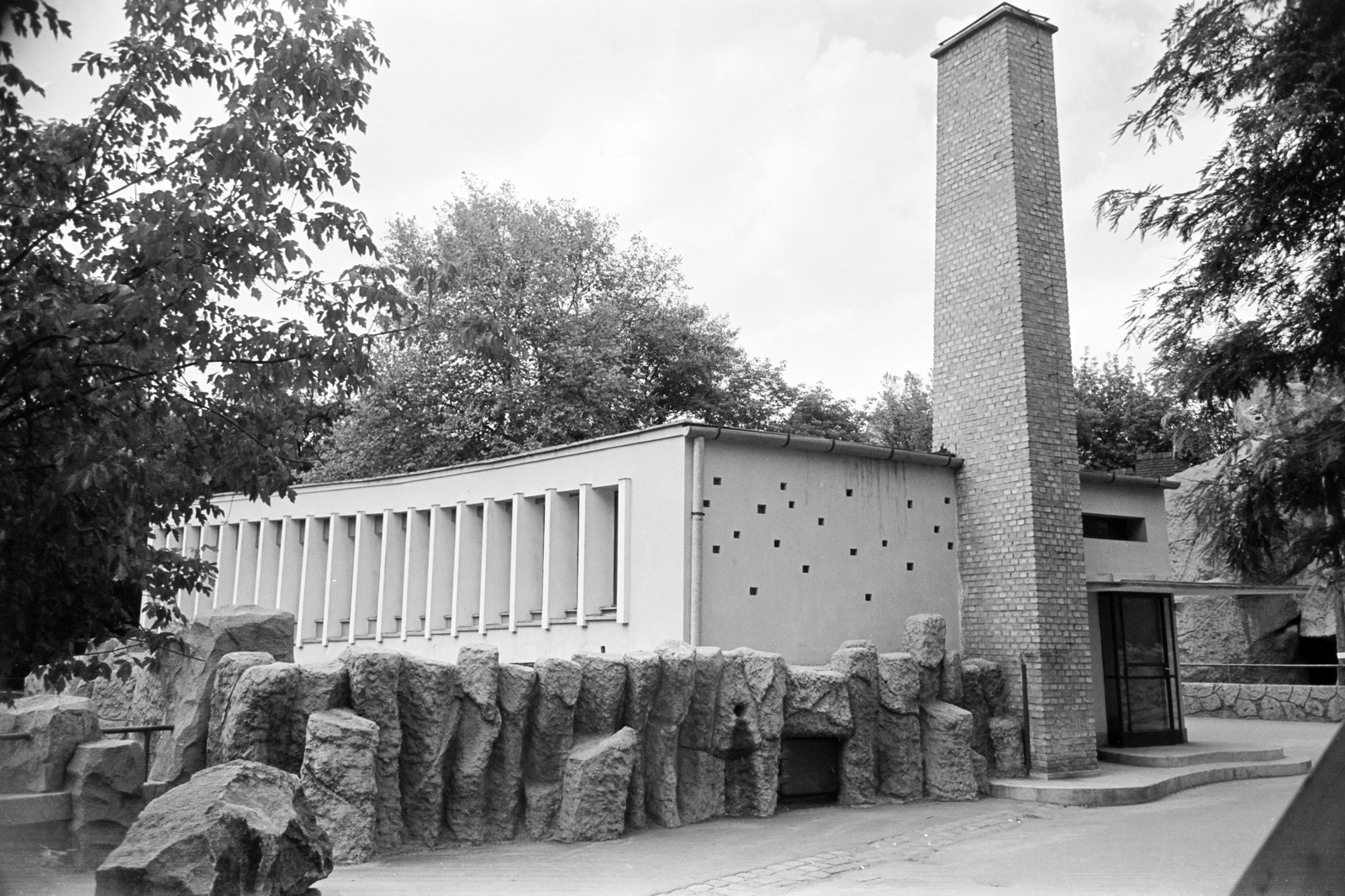 Hungary, Zoo, Budapest XIV., a Bölényház., 1963, Artfókusz, Budapest, Fortepan #280016