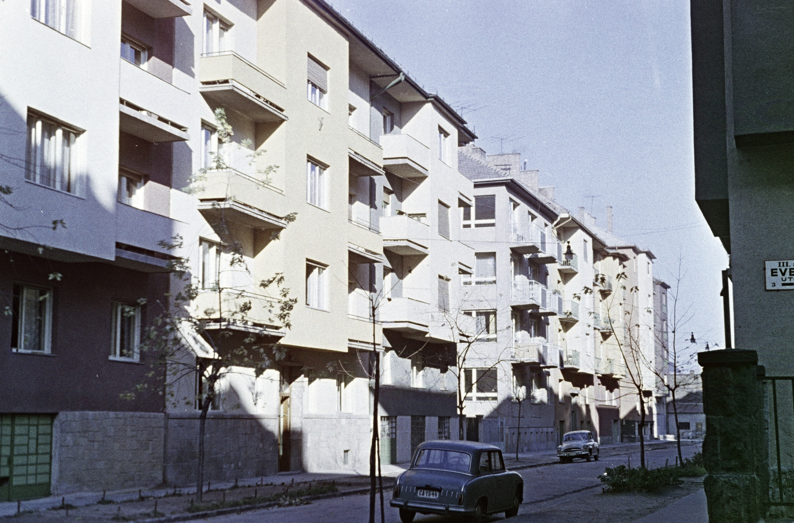 Hungary, Budapest III., Uszály utca az Evező utcától a Dereglye utca felé nézve., 1963, Artfókusz, Budapest, colorful, Fortepan #280050