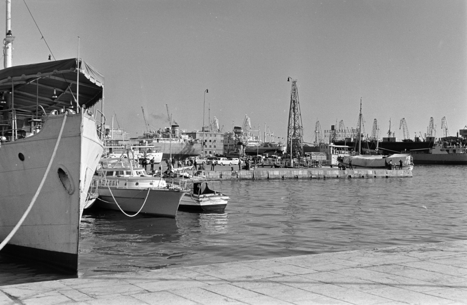 Croatia,Adriatic Sea, Rijeka, kikötő., 1965, Artfókusz, Fortepan #280385