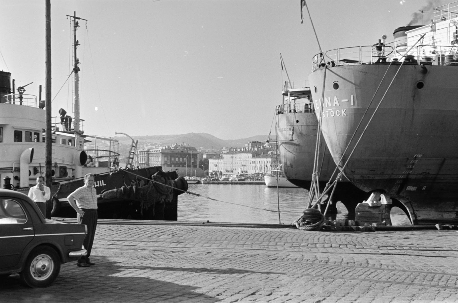 Croatia,Adriatic Sea, Rijeka, kikötő., 1970, Artfókusz, Yugoslavia, Alexia/Leuna I-ship, Fortepan #280387