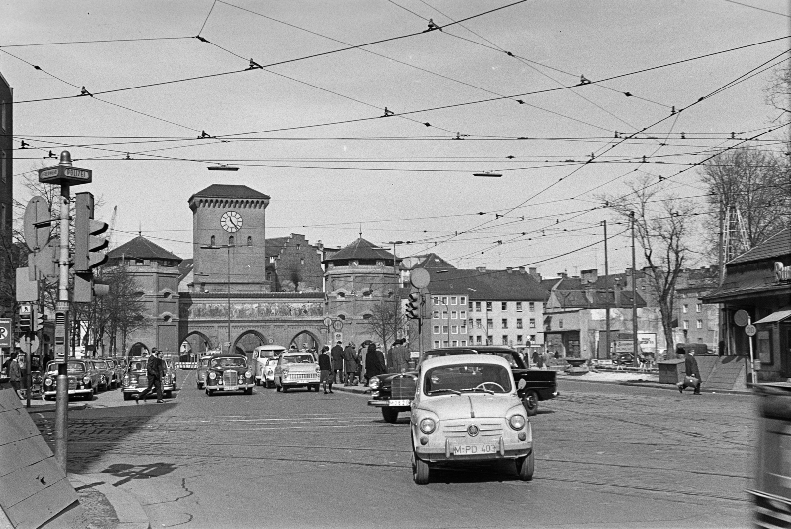 Germany, Munich, Isartor., 1965, Artfókusz, Fortepan #280396