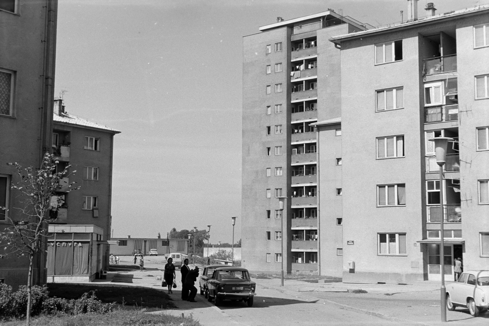 Serbia, Belgrade, ulica Uralska az ulica Maljenska felől az ulica Patrisa Lumumbe felé nézve., 1969, Artfókusz, Yugoslavia, Fortepan #280405