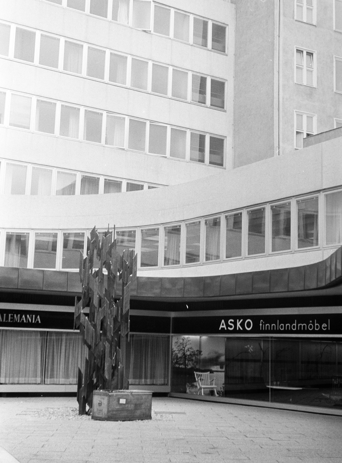 Németország, München, Sonnenstraße 23., belső udvar., 1965, Artfókusz, Fábián József, NSZK, Fortepan #280445