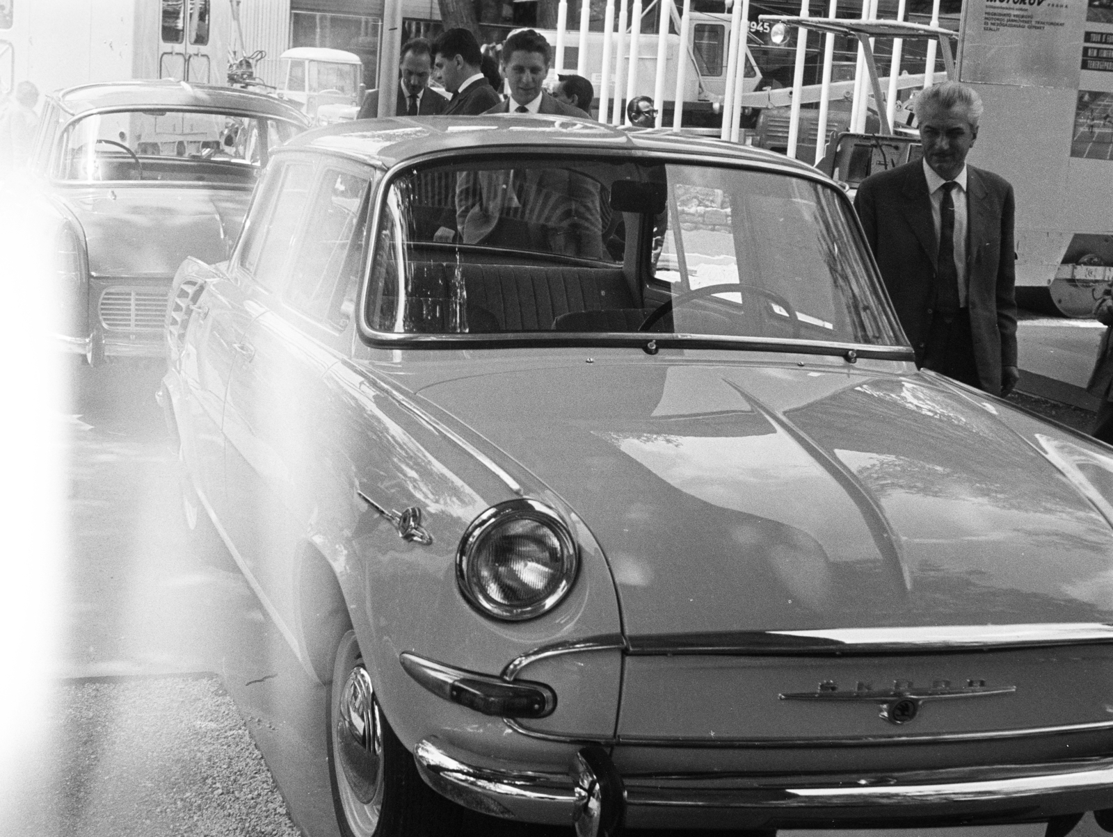 Magyarország, Városliget,Budapesti Nemzetközi Vásár, Budapest XIV., Skoda 1000 MB típusú személygépkocsi., 1965, Artfókusz, Fábián József, Skoda 1000 MB, jármű, Budapest, Fortepan #280451