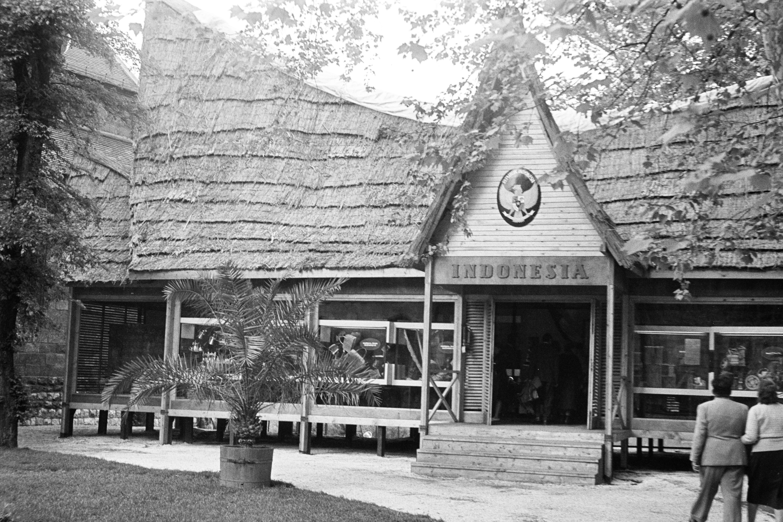 Magyarország, Városliget,Budapesti Nemzetközi Vásár, Budapest XIV., Indonézia pavilonja., 1965, Artfókusz, Fábián József, Budapest, Fortepan #280453