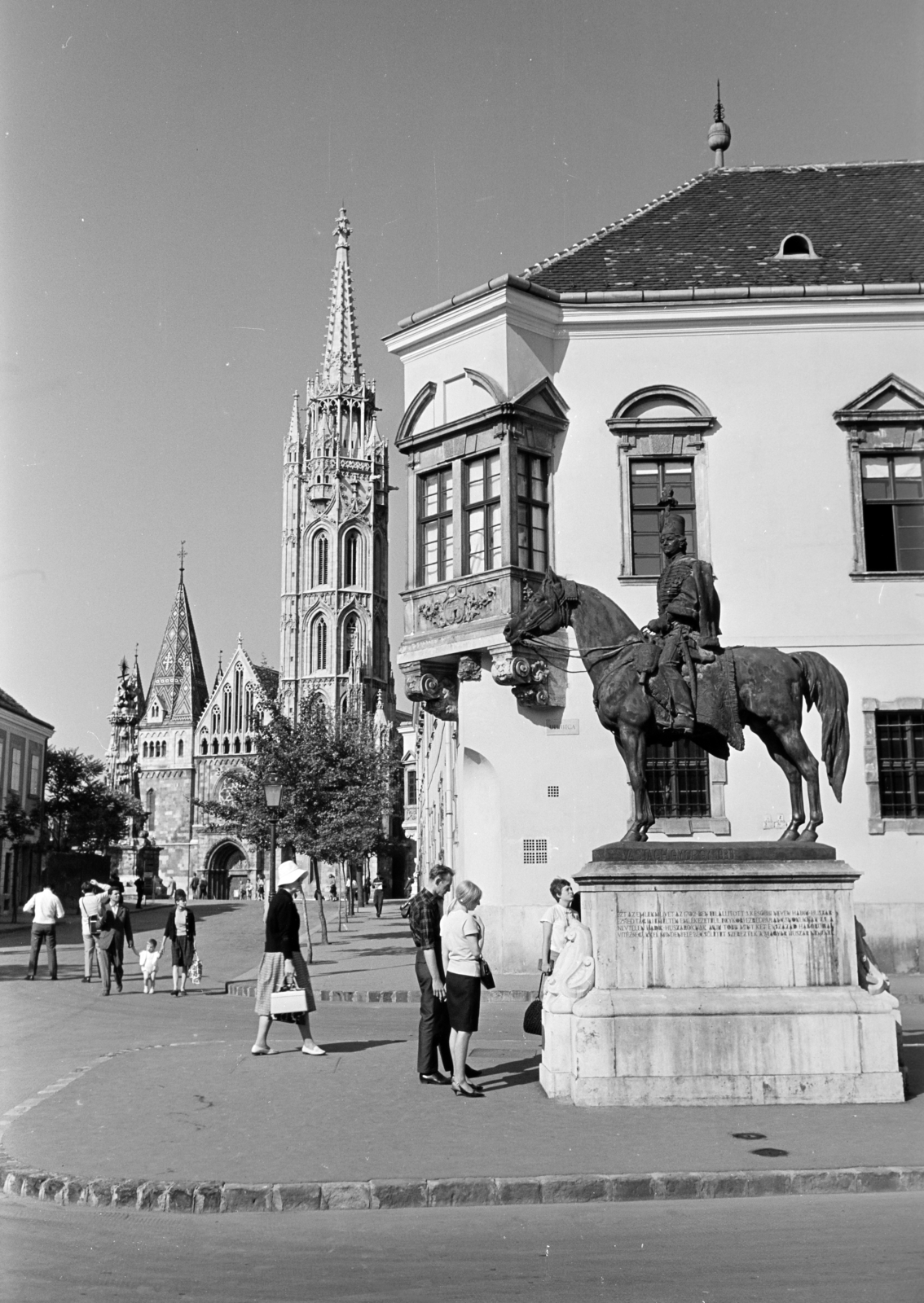 1968, Artfókusz, church, horse sculpture, Fortepan #280585