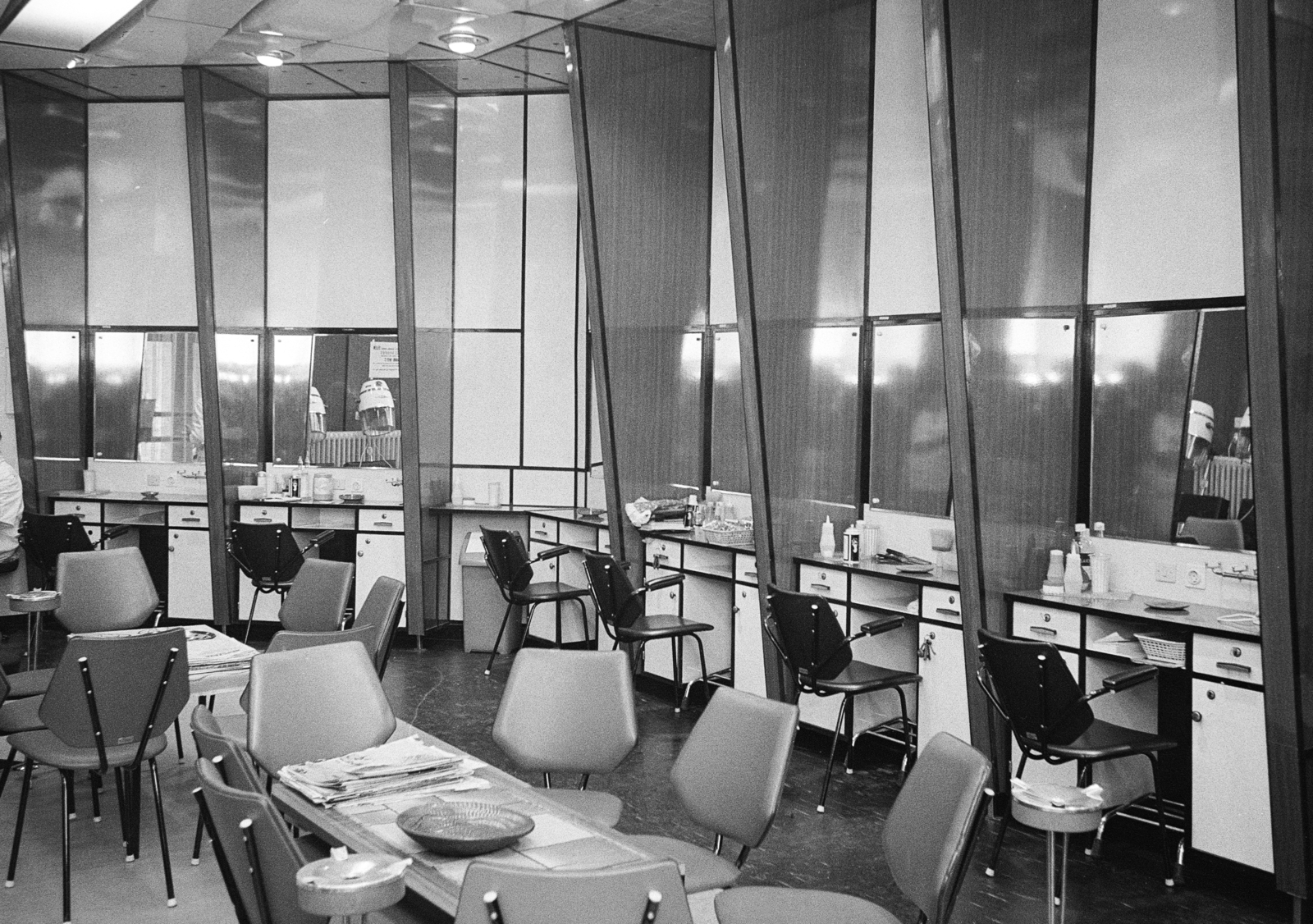 1979, Artfókusz, Fábián József, enteriőr, üzletbelső, fodrászat, Fortepan #280604