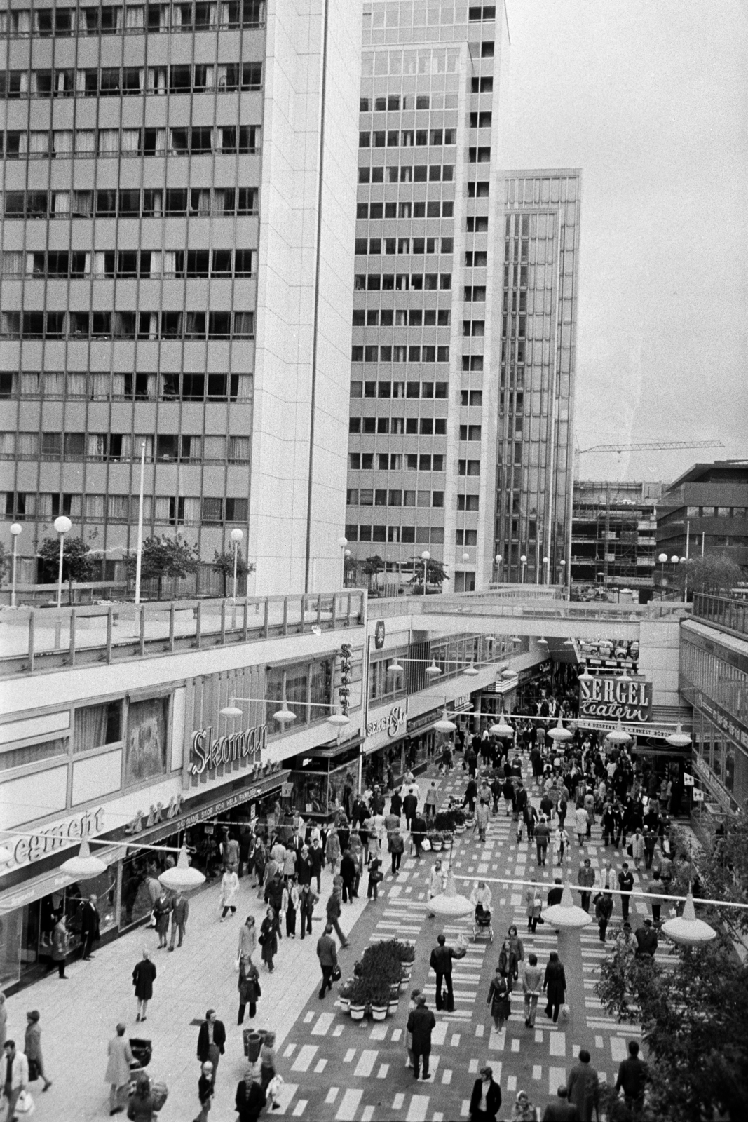 Sweden, Stockholm, Sergelgatan., 1971, Artfókusz, Fortepan #280766