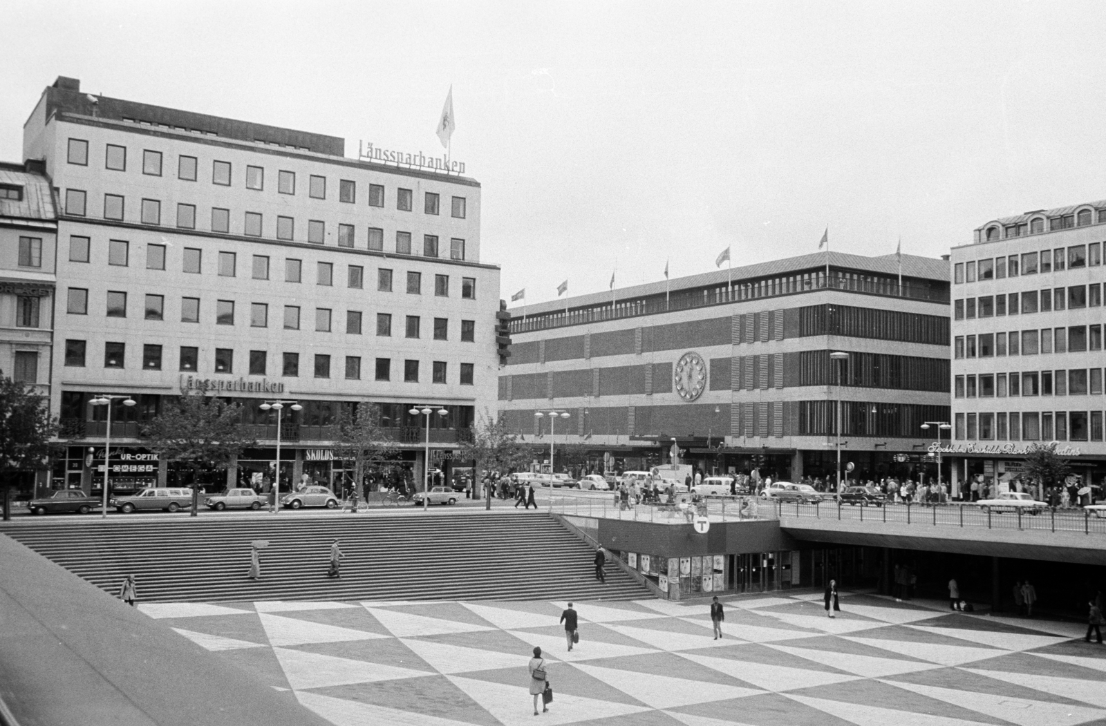 Sweden, Stockholm, Drottninggatan., 1971, Artfókusz, Fortepan #280767