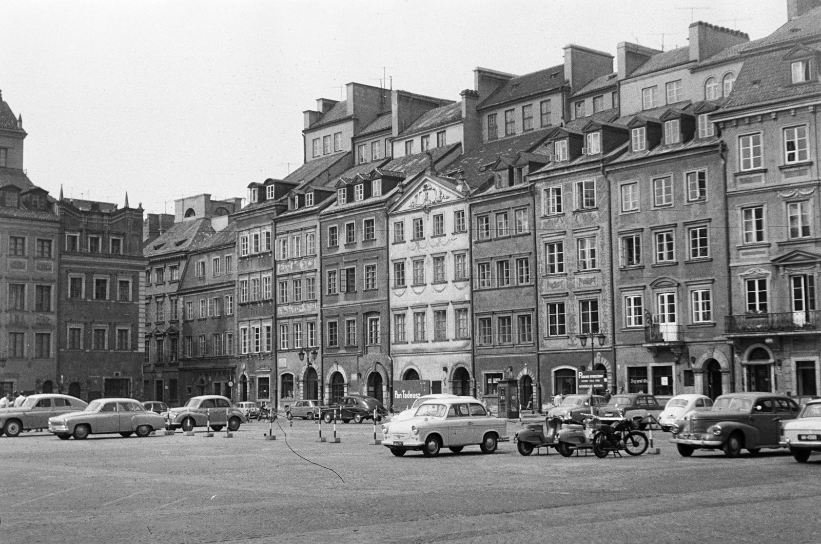 Lengyelország, Varsó, Óvárosi piactér (Rynek Starego Miasta)., 1963, Artfókusz, Fábián József, Fortepan #280817