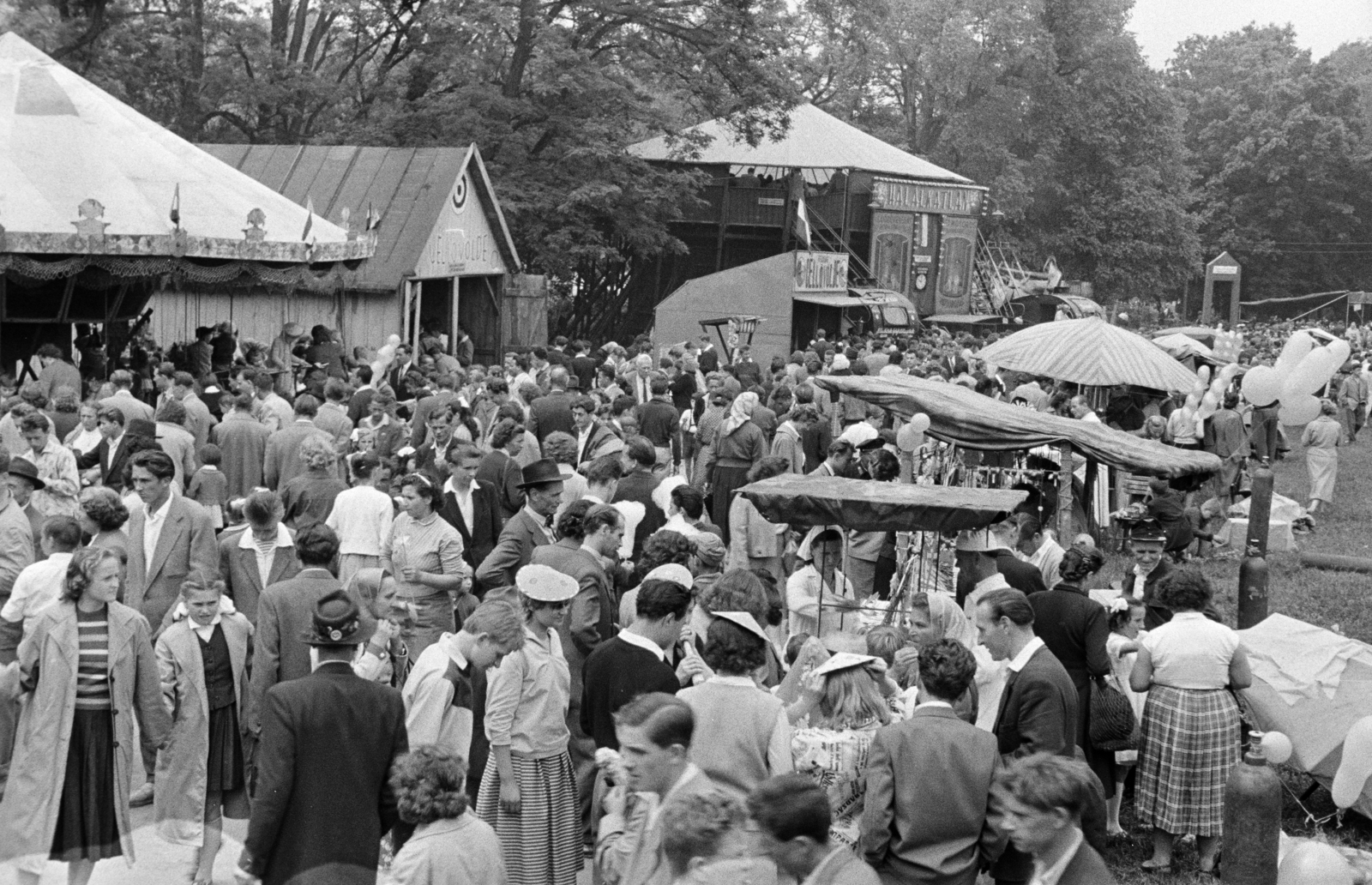 Magyarország, Hűvösvölgy, Budapest II., Nagyrét, Építők napja, ünnepség 1959. június 14-én., 1959, Artfókusz, Fábián József, Budapest, Fortepan #280945