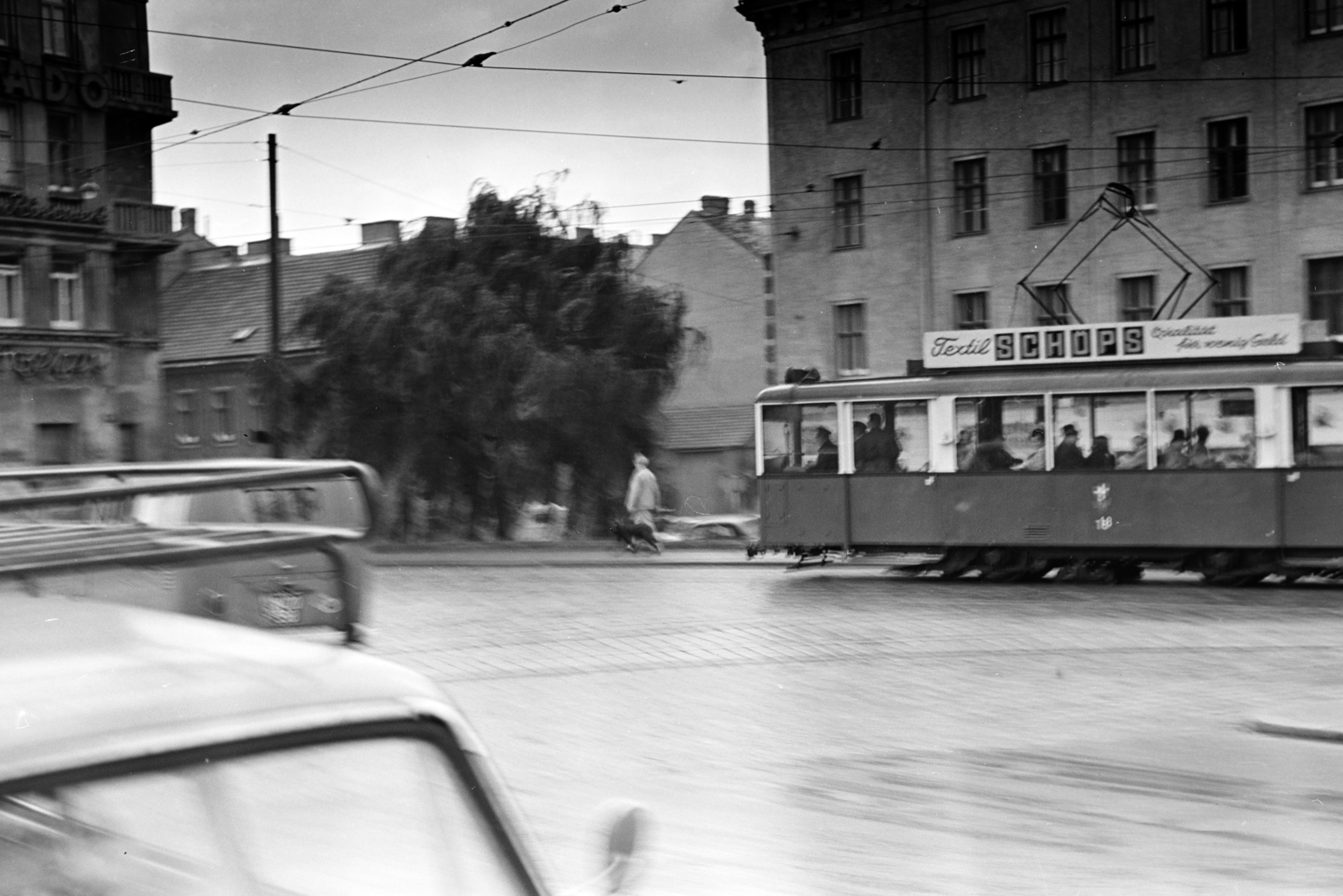 1966, Artfókusz, tram, Fortepan #281005