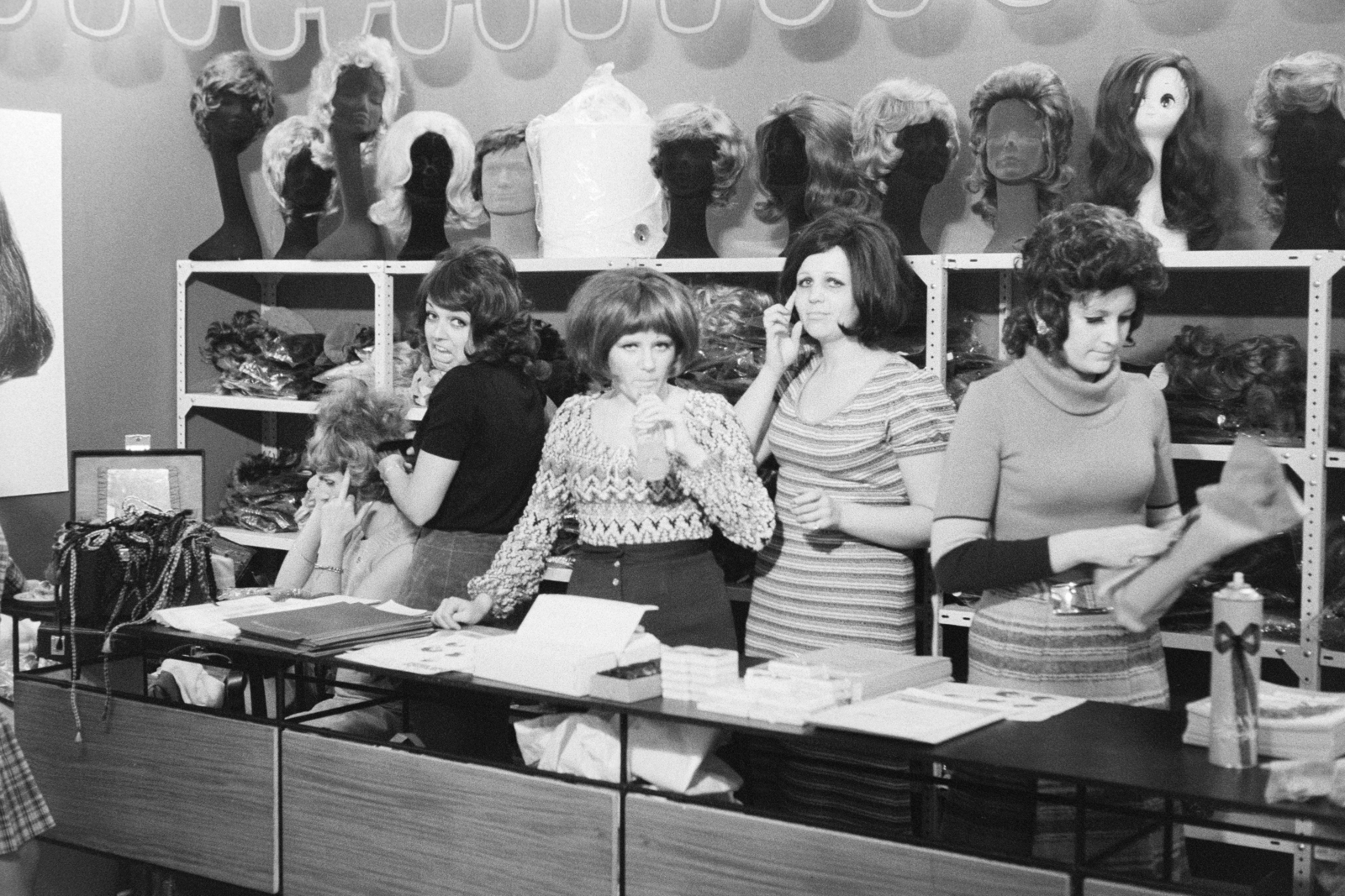 1970, Artfókusz, wig, women, Fortepan #281010