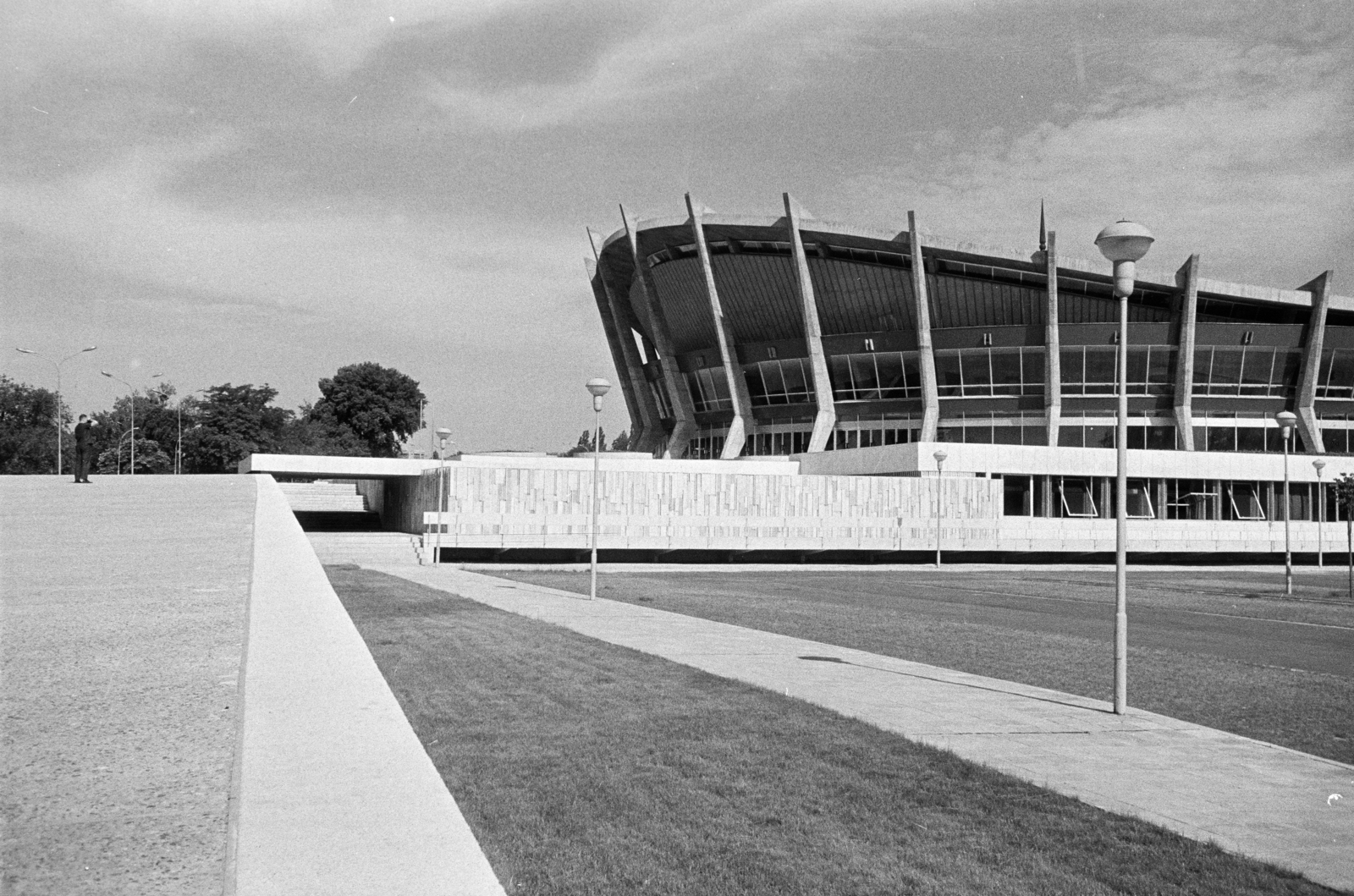 Bulgária, Várna, bulevard "Knyaz Boris I" (bulevard "Lenin"), Kulturális és Sportpalota., 1969, Artfókusz, Fábián József, Fortepan #281117