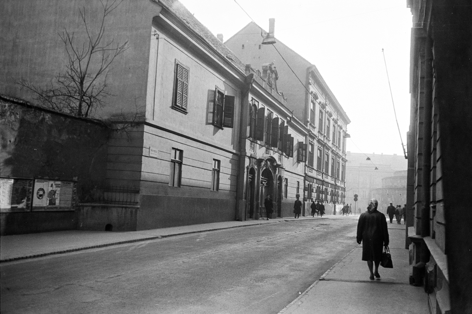 Hungary, Pécs, Janus Pannonius utca a Vörösmarty (Székesfehérvár) utca felől a Széchenyi tér felé nézve., 1967, Artfókusz, Fortepan #281126
