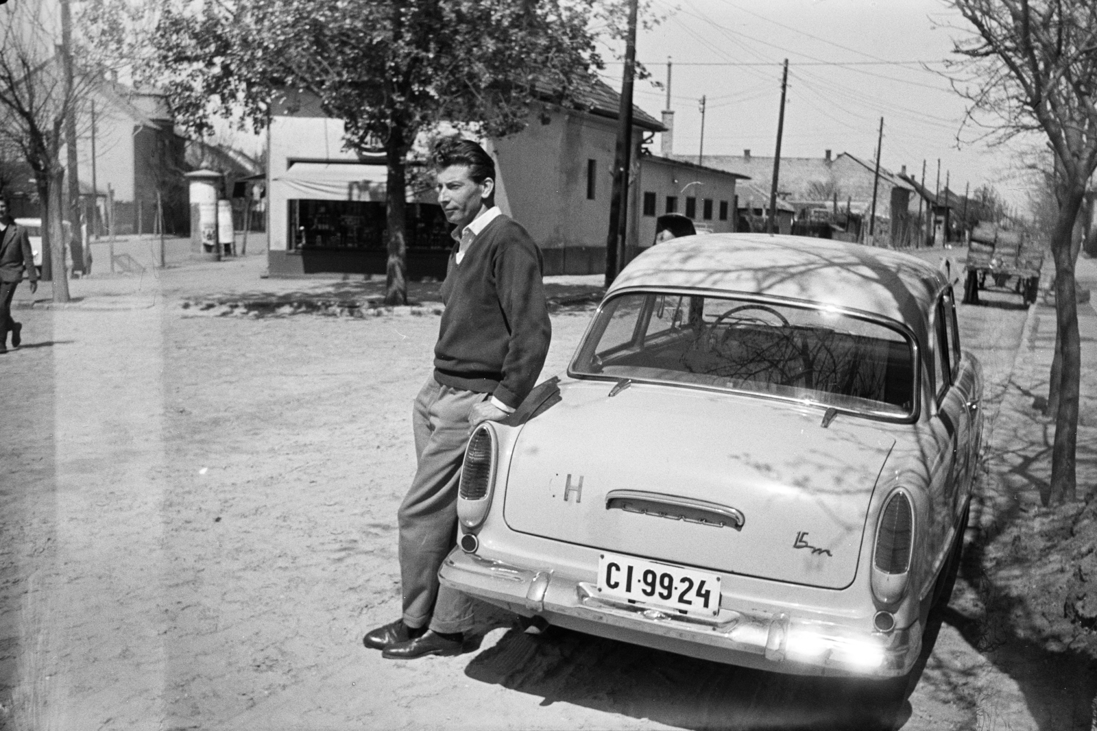 1963, Artfókusz, number plate, man, vehicle, Fortepan #281164