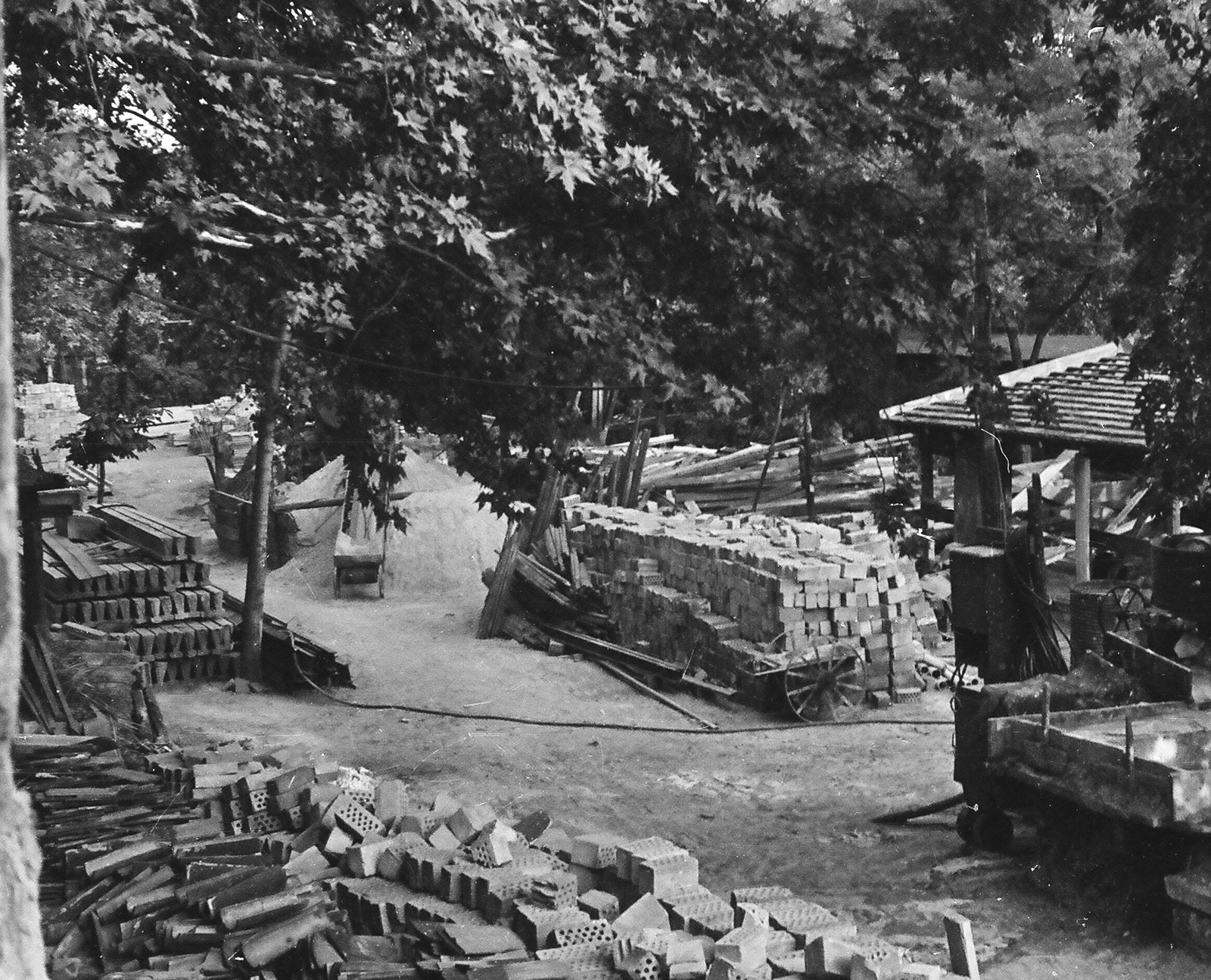 1962, Umann Kornél, building material, Fortepan #28161