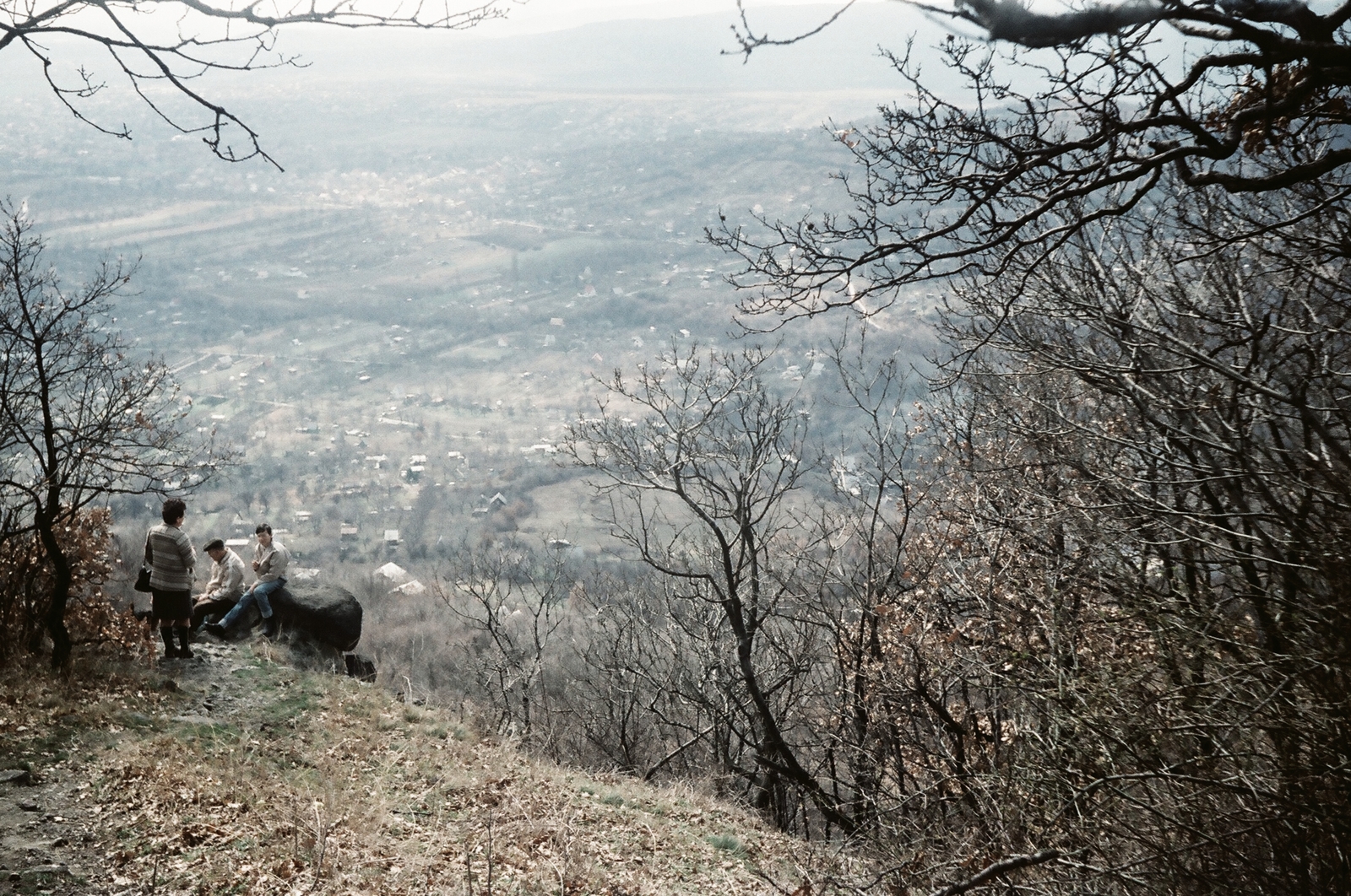 Hungary, Kő-hegy, kilátás Pomáz felé., 1988, Umann Kornél, colorful, landscape, Fortepan #28257