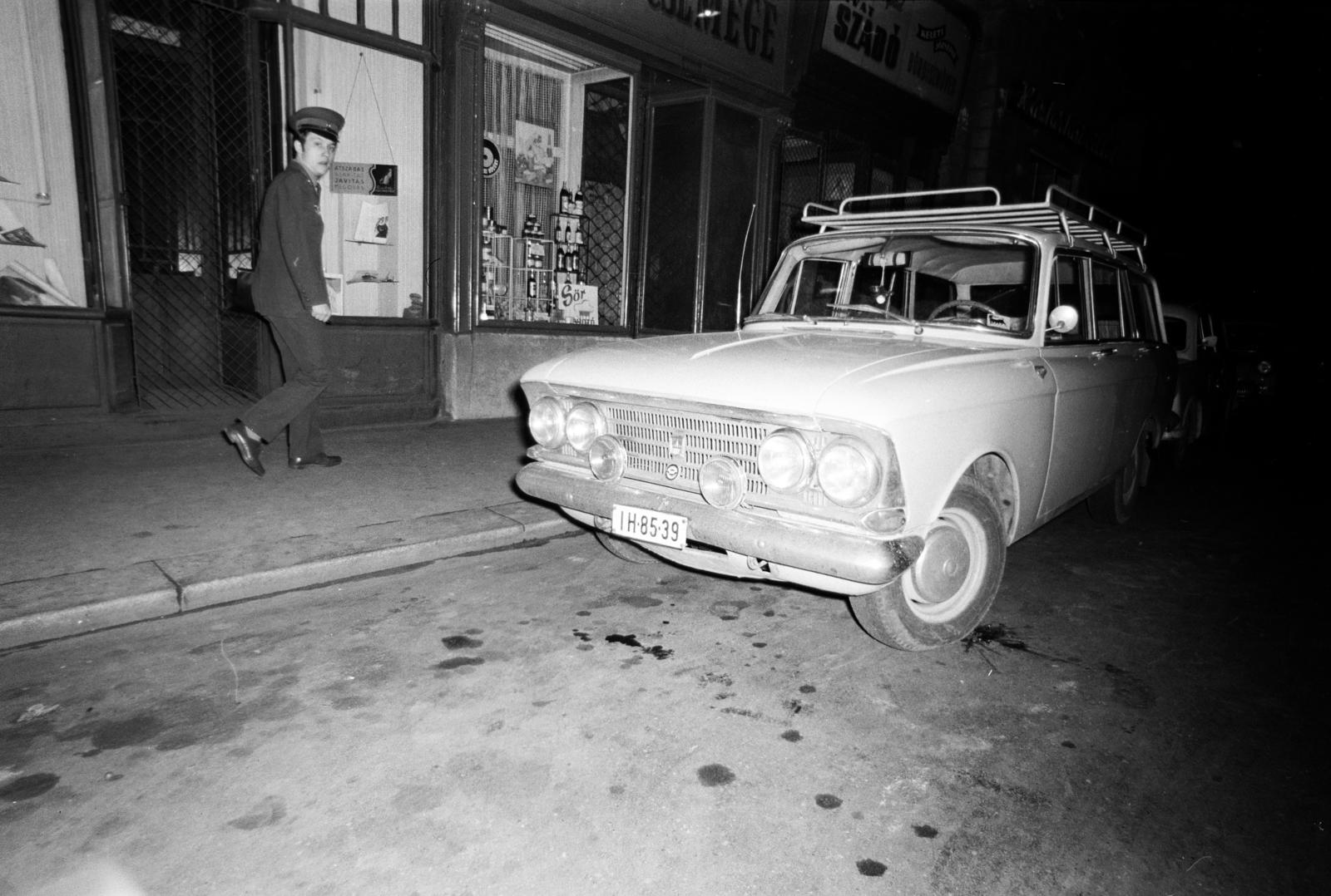 A kép forrását kérjük így adja meg: Fortepan / Budapest Főváros Levéltára. Levéltári jelzet: HU.BFL.XV.19.c.10, 1972, Budapest Főváros Levéltára / BRFK helyszínelési fényképei, BRFK Hivatala Bűnügyi Technikai Osztály, Best of, automobile, number plate, Fortepan #283111