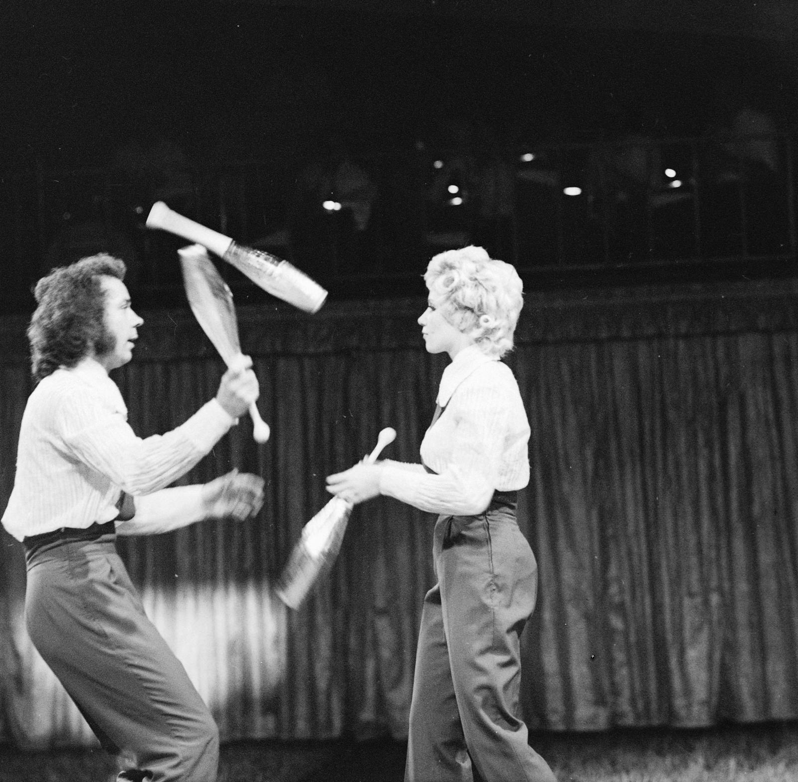 1973, Domokos József, juggler, Fortepan #284594