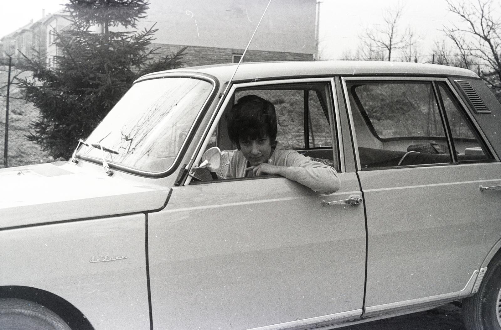 1976, Domokos József, girls'n'cars, Fortepan #284596