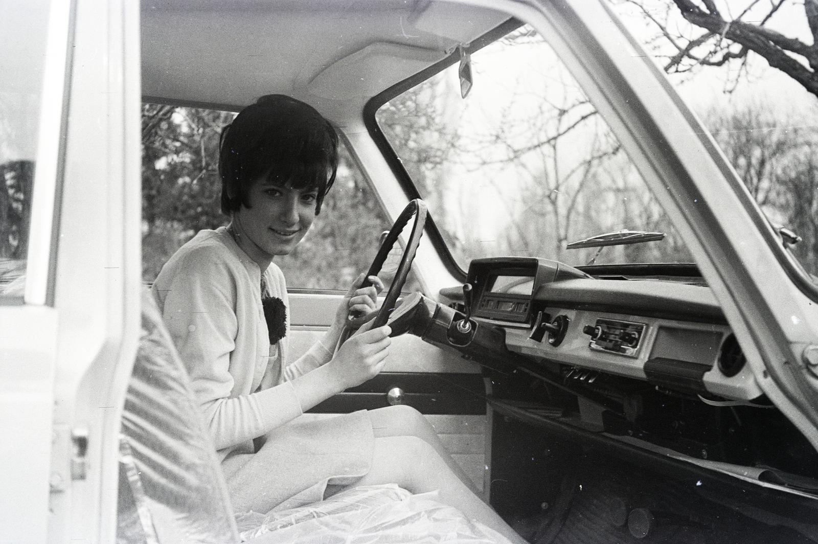 1976, Domokos József, girls'n'cars, Fortepan #284598