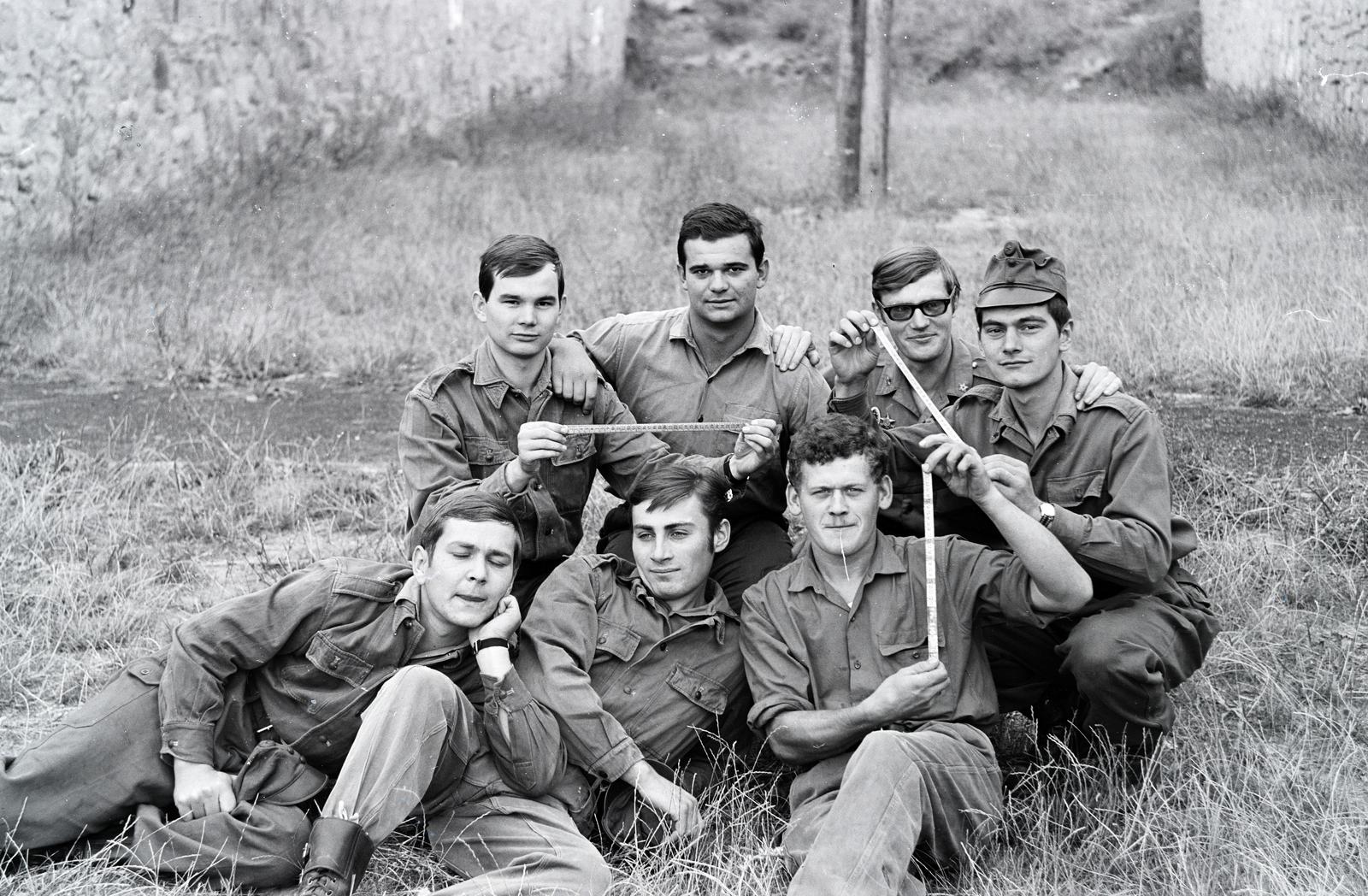 1975, Domokos József, shooting range, uniform, Hungarian People's Army, soldier, Fortepan #284610