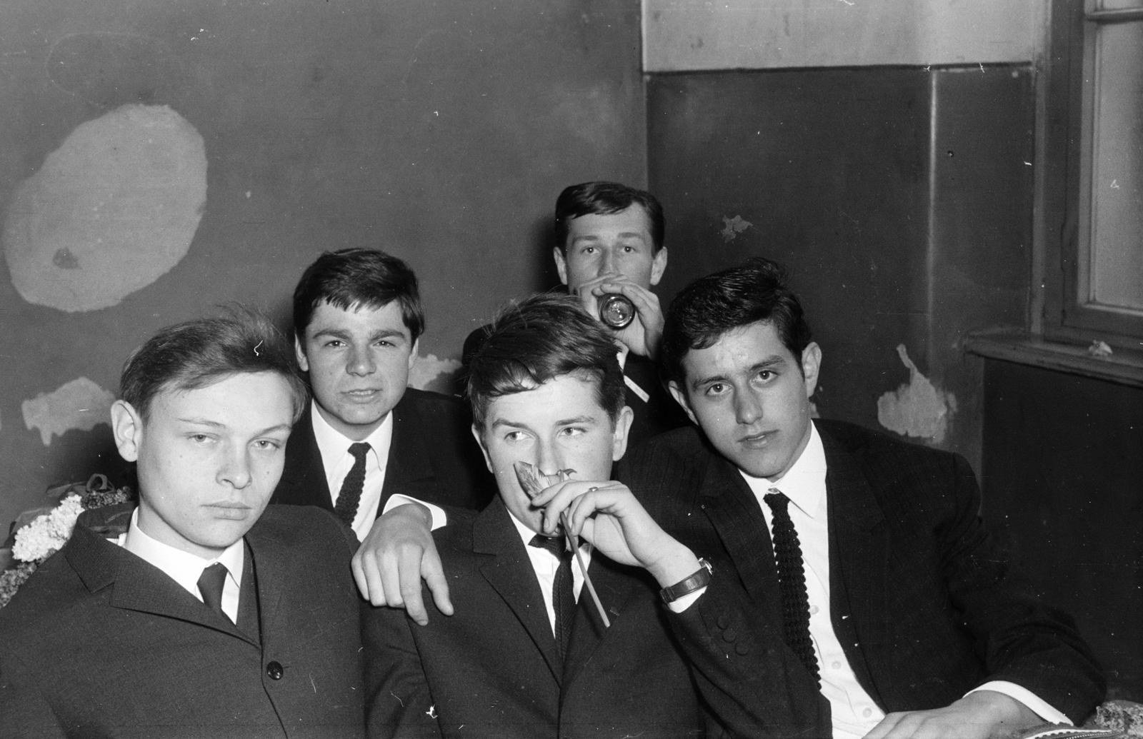 1965, Domokos József, matura exam, Fortepan #284676