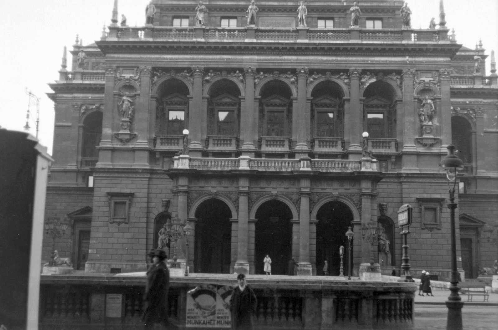 Magyarország, Budapest VI., Andrássy út, a Magyar Állami Operaház épülete (Ybl Miklós, 1884.)., 1935, Fortepan, Ybl Miklós-terv, opera, Budapest, operaház, Fortepan #28470