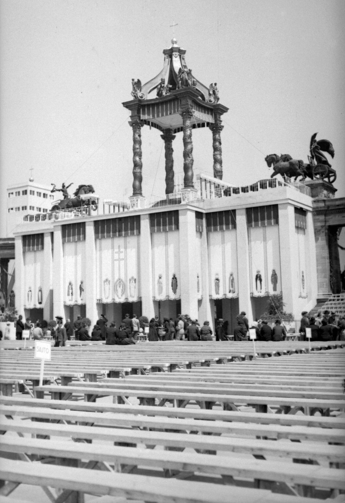Hungary, Budapest XIV., Hősök tere, Eucharisztikus Világkongresszus, 1938 május., 1938, Fortepan, Budapest, Fortepan #28479