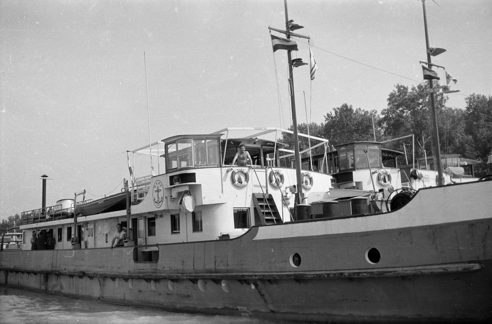 1971, Domokos József, ship, Fortepan #284824