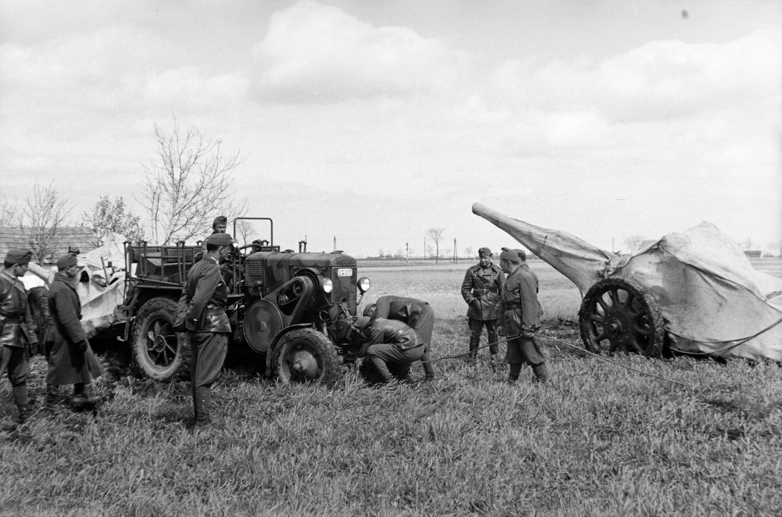 1942, Fortepan/Album090, artillery, cannon, Fortepan #284867